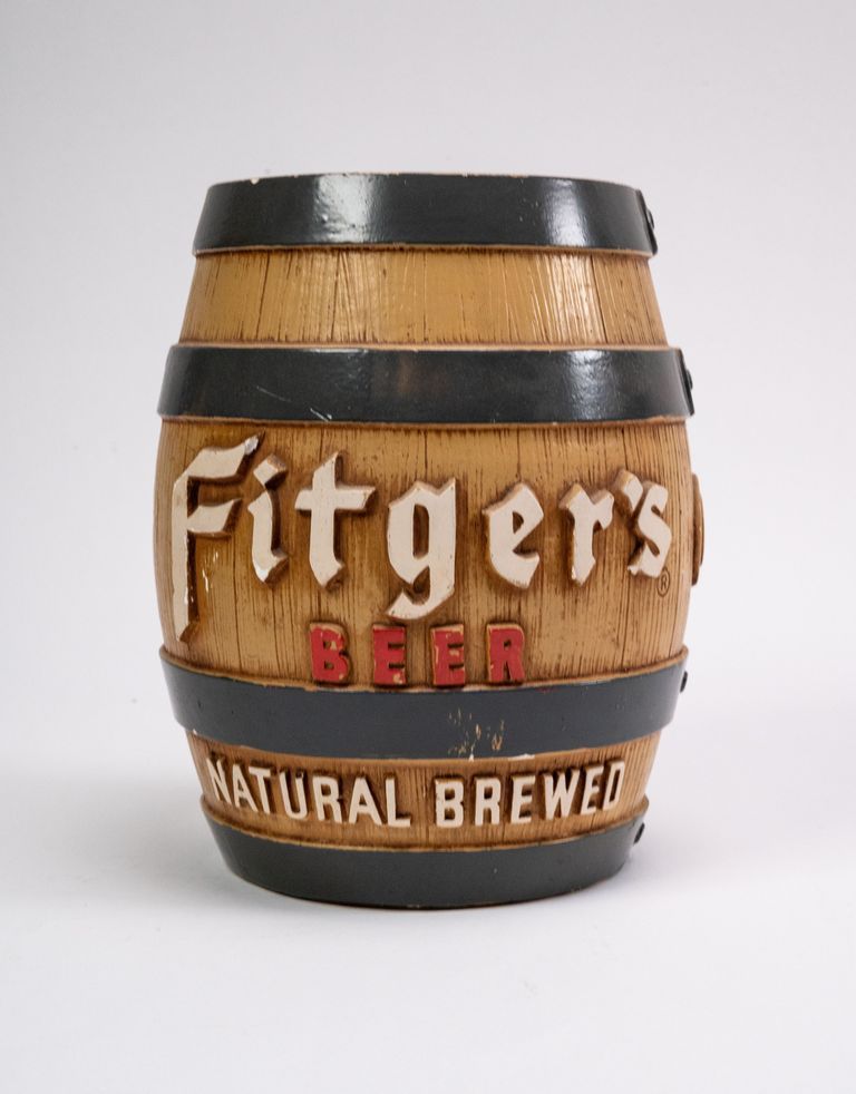 Fitger's Beer Barrel Chalk Statue