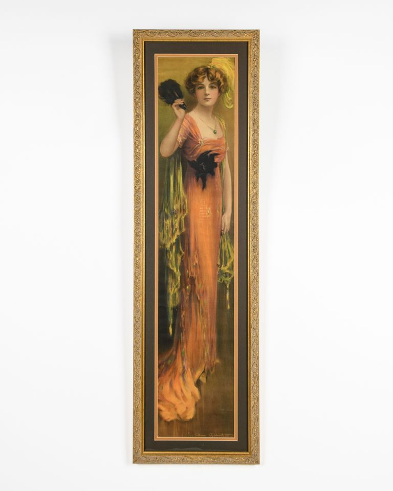 Pabst Extract Orange Dress Yard Long