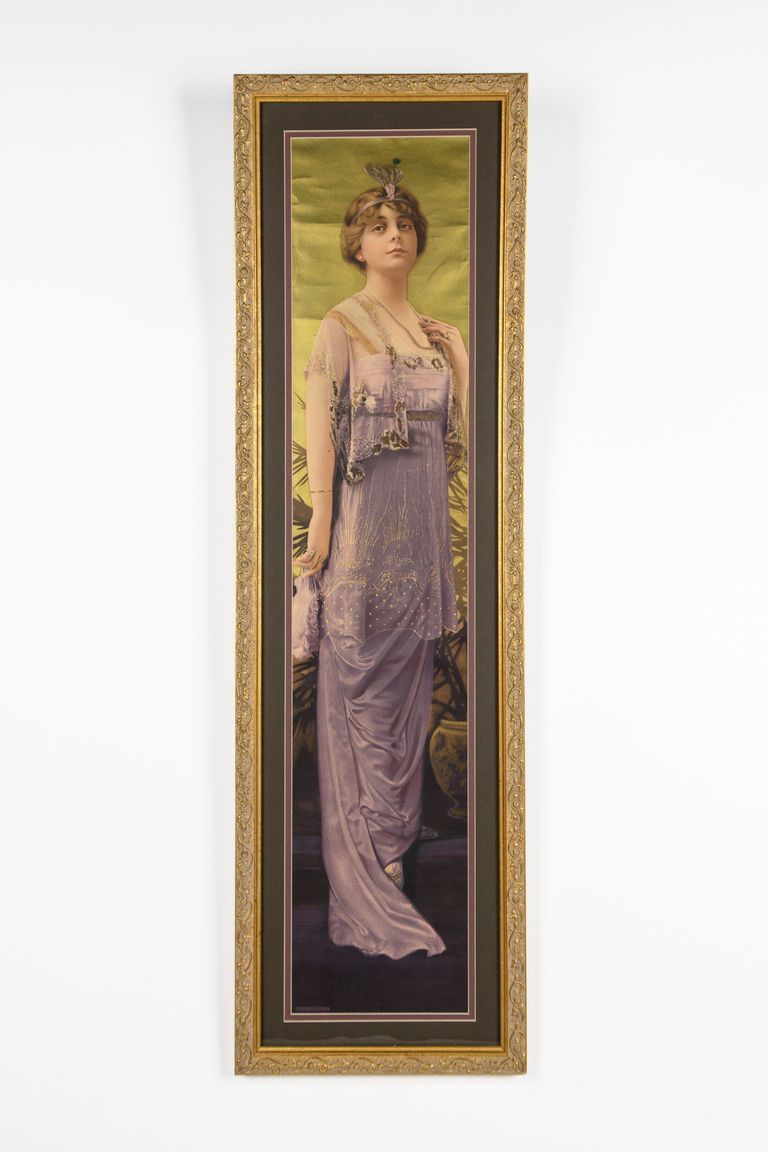 Pabst Extract Purple Dress Yard Long