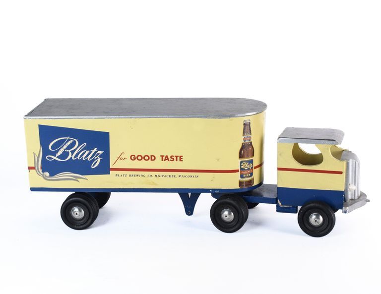 Blatz "for Good Taste" Toy Truck