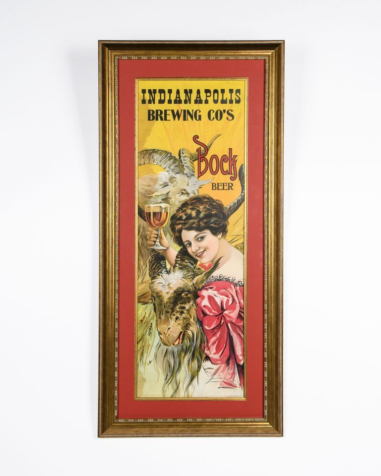 Indianapolis Brewing Co's Bock Beer Sign
