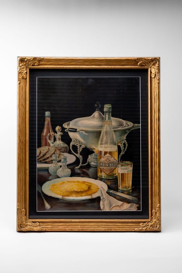 Grain Belt Beer Food Platter and Fine China