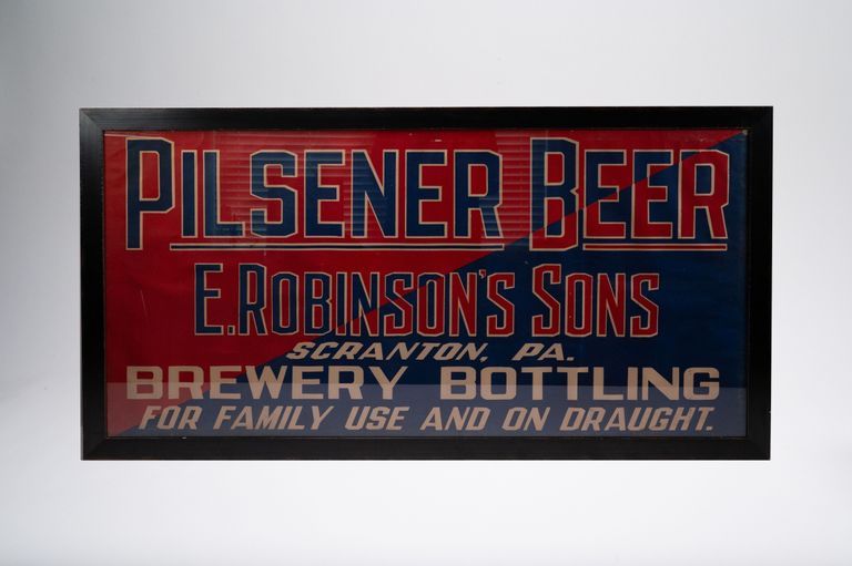 E. Robinson's Sons Framed Sign