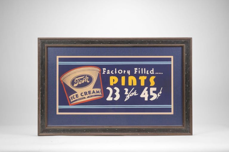 Tech Ice Cream Cardboard Sign