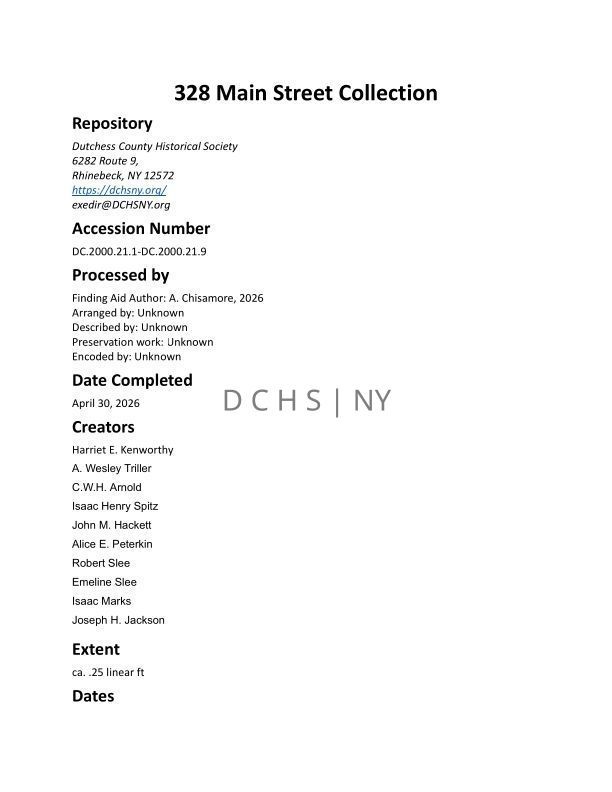 MAIN: 328 Main Street Collection