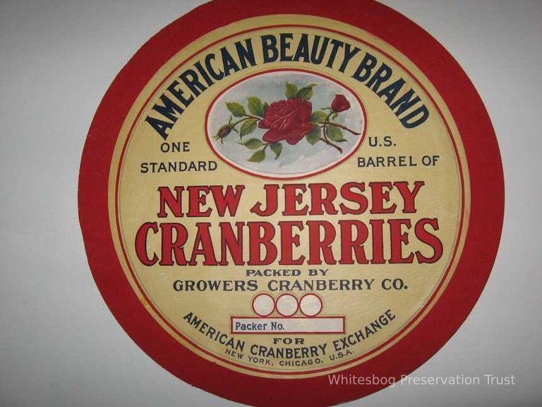          Cranberry Barrel Label
   