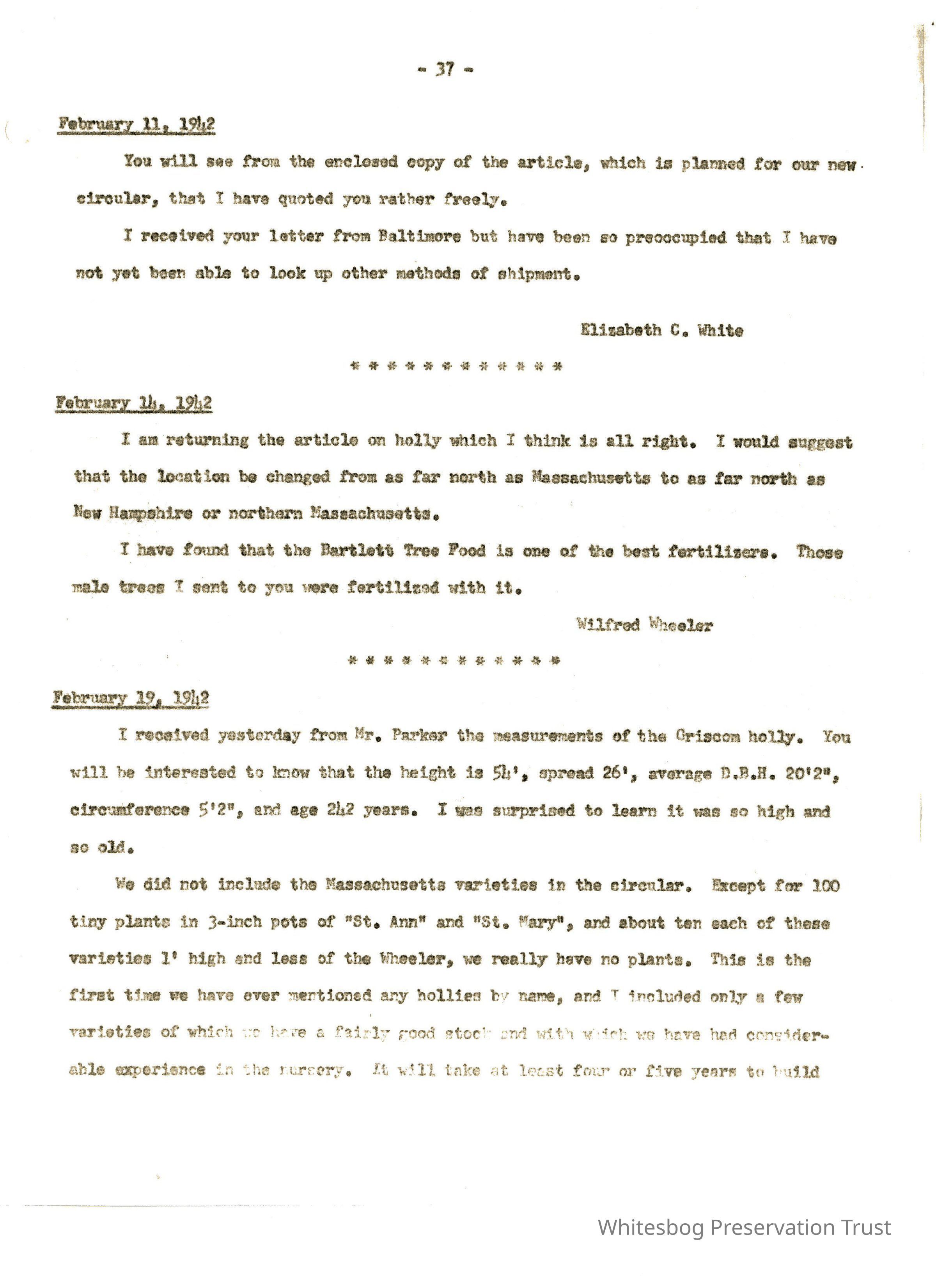          Letters Between Elizabeth White and Wilfrid Wheeler picture number 1
   
