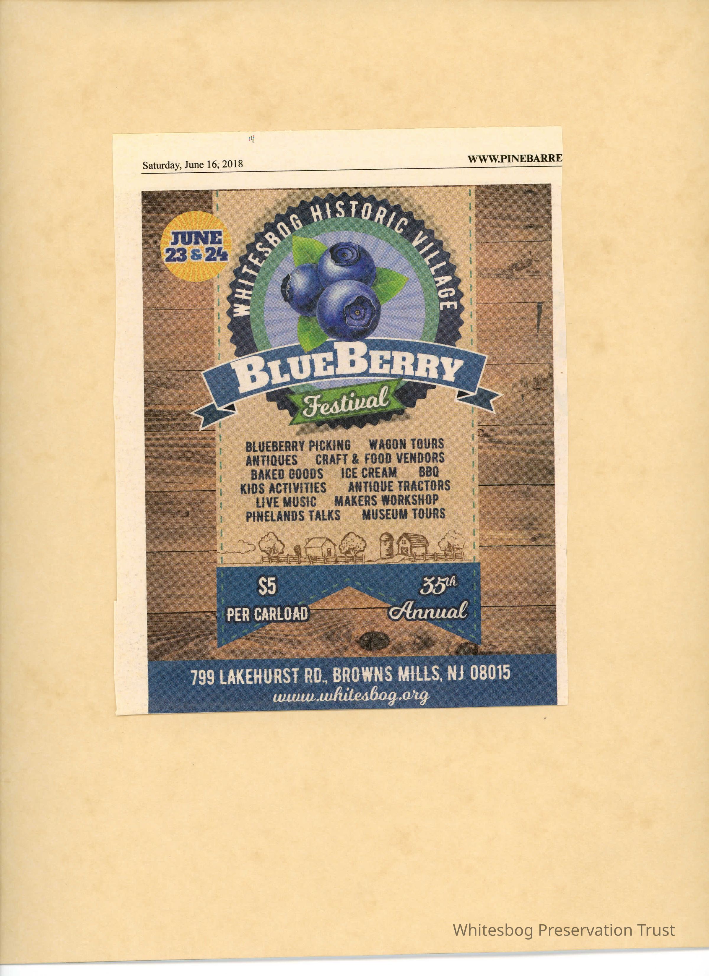          Pine Barrens Tribune picture number 1
   