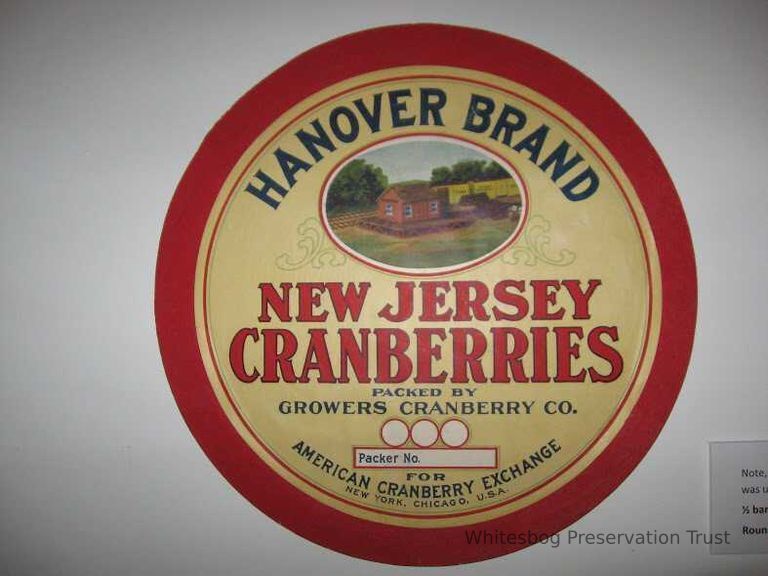          Cranberry Barrel Label
   