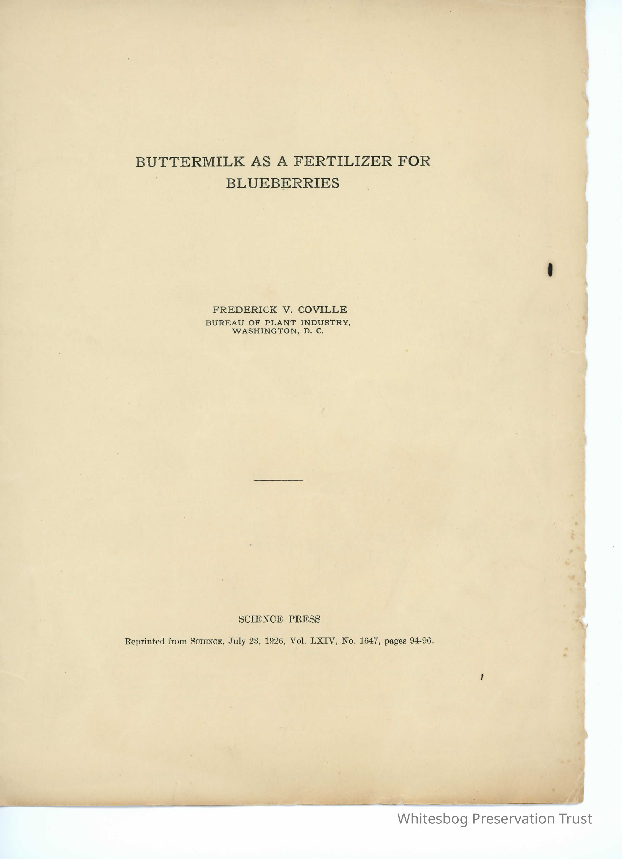          Buttermilk As A Fertilizer For Blueberries picture number 1
   