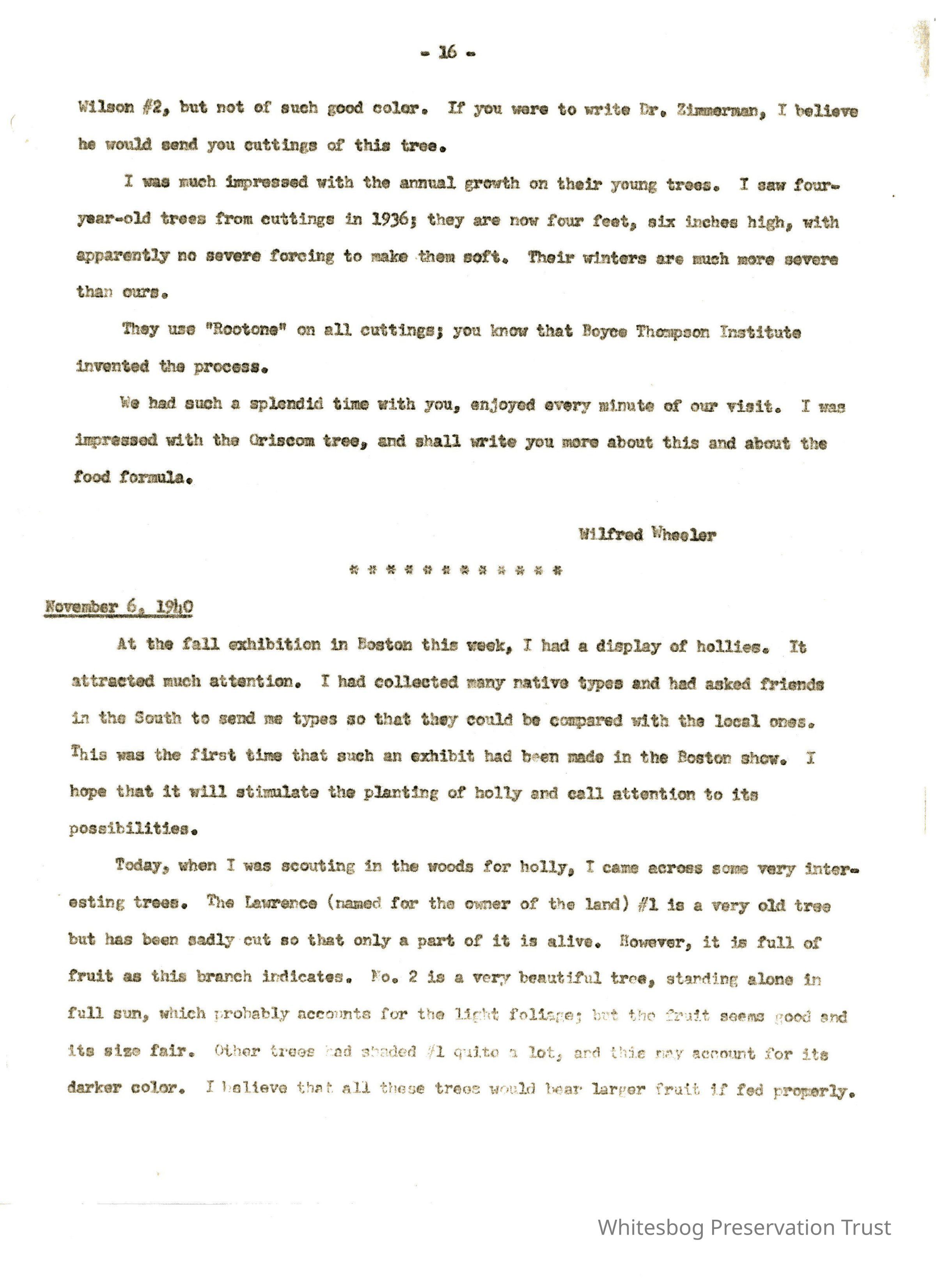 Letters Between Wheeler and White picture number 1
