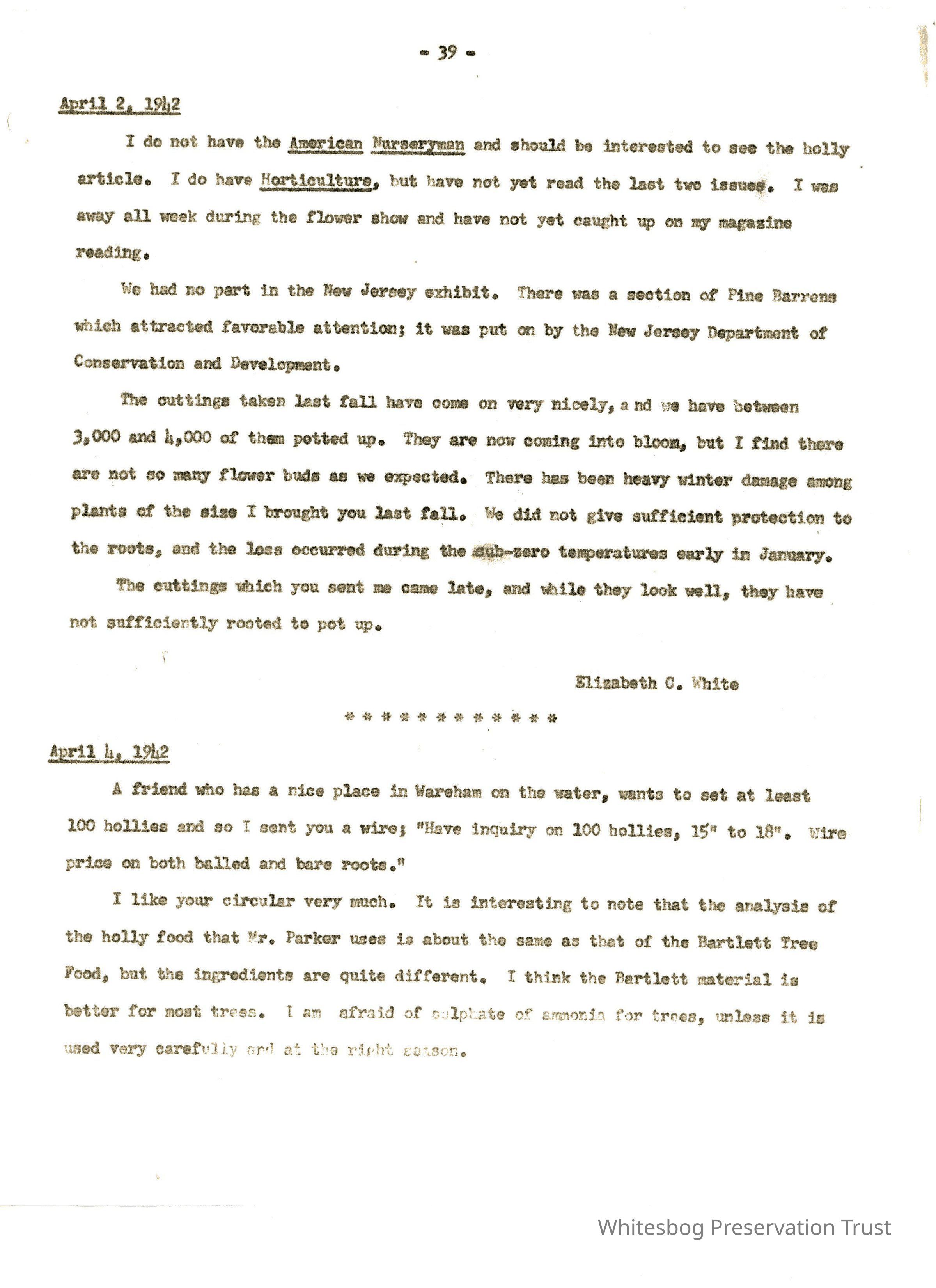 Letters Between Elizabeth White and Wilfrid Wheeler picture number 1