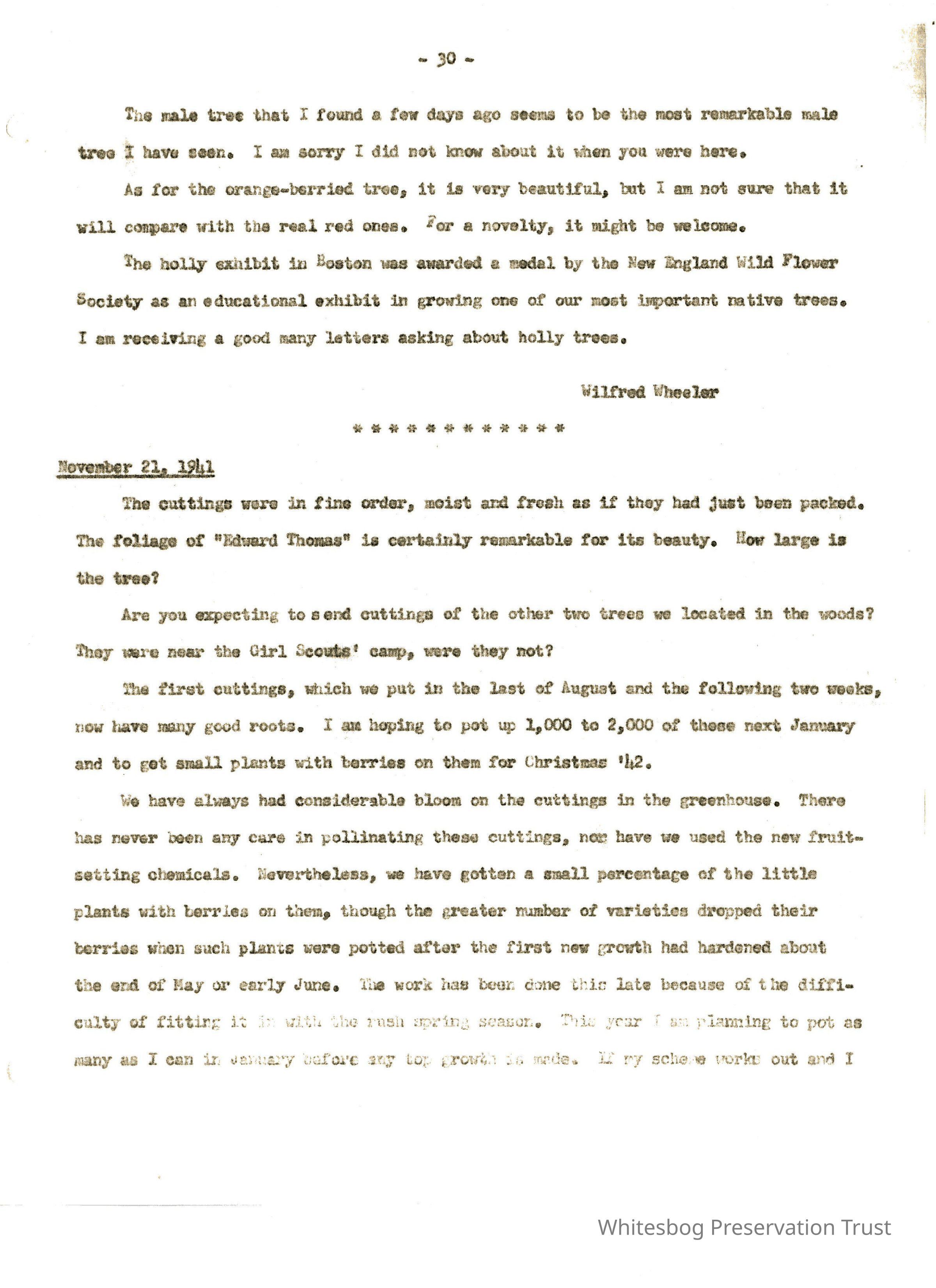 Letters Between Elizabeth White and Wilfrid Wheeler picture number 1