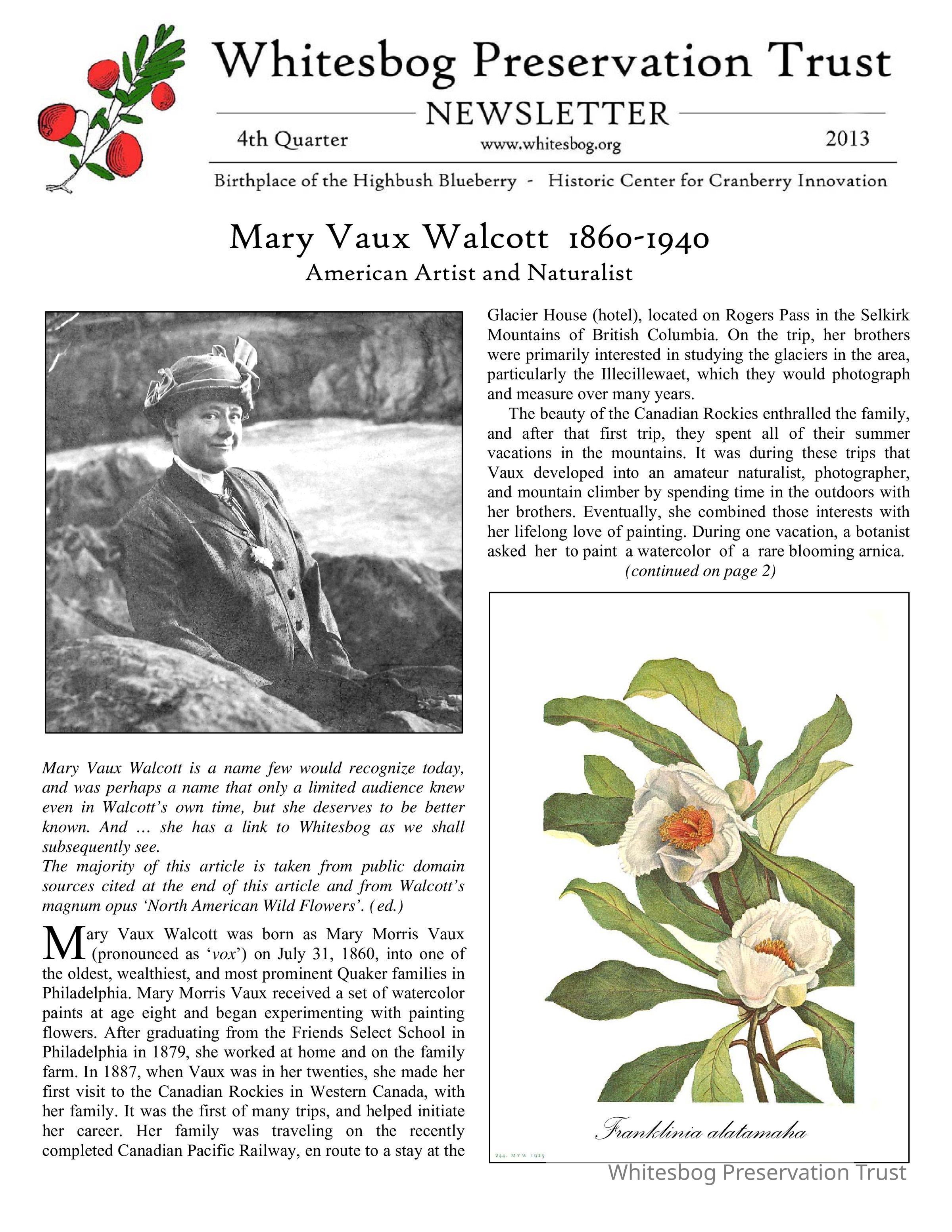 The Whitesbog Preservation Trust Newsletter picture number 1