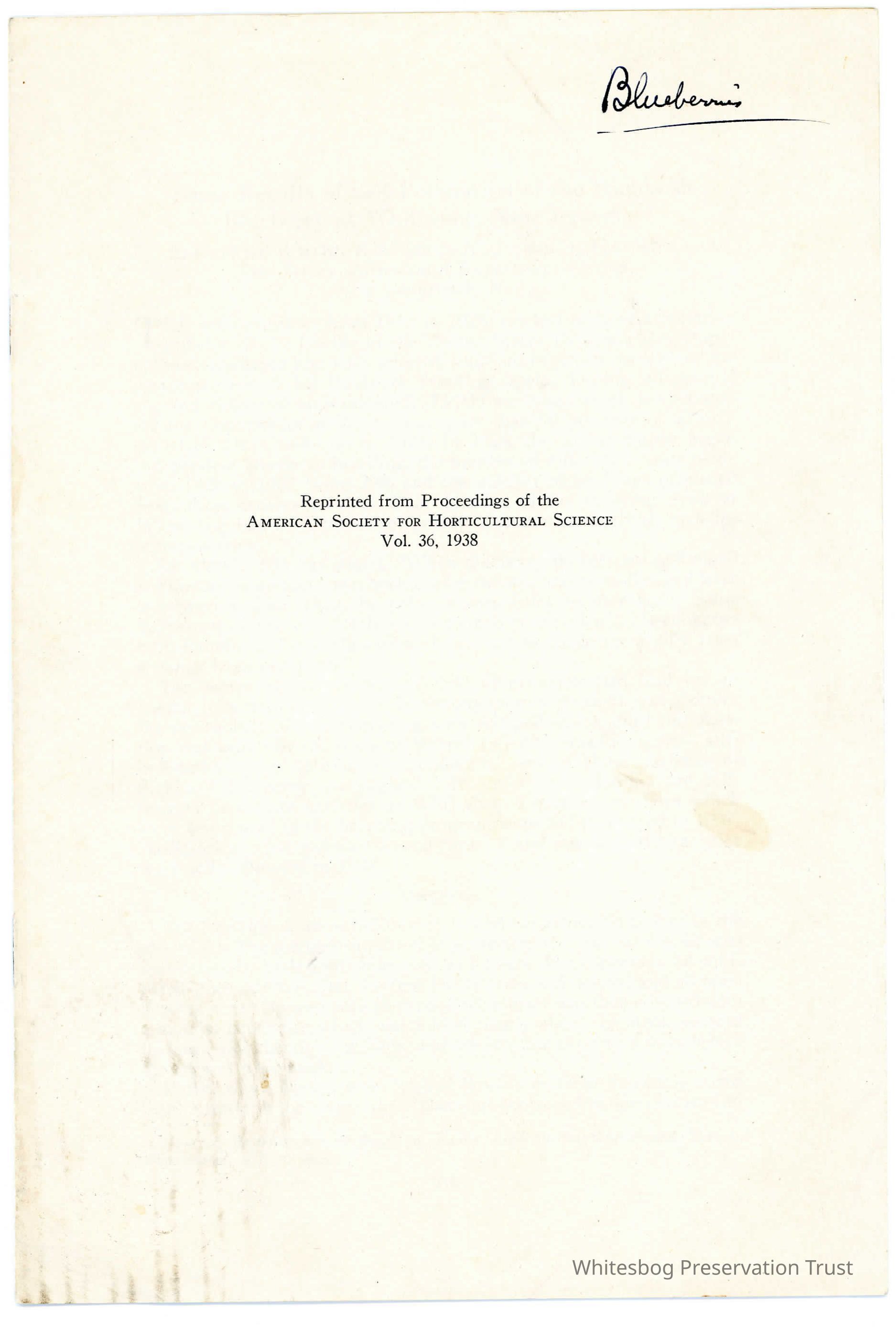          Self Pollination Of The Highbush Blueberry picture number 1
   