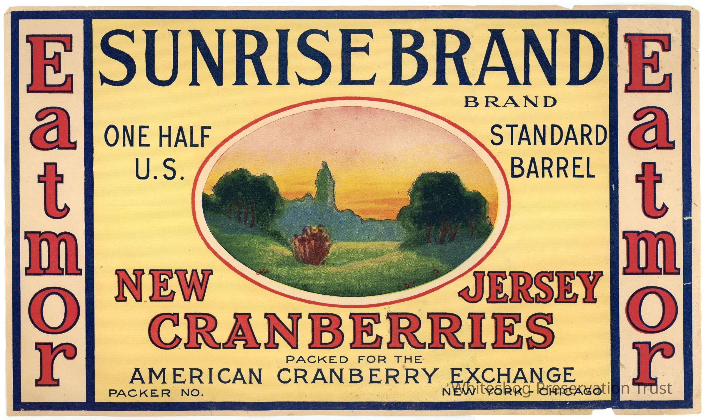          Sunrise Cranberries Label picture number 1
   