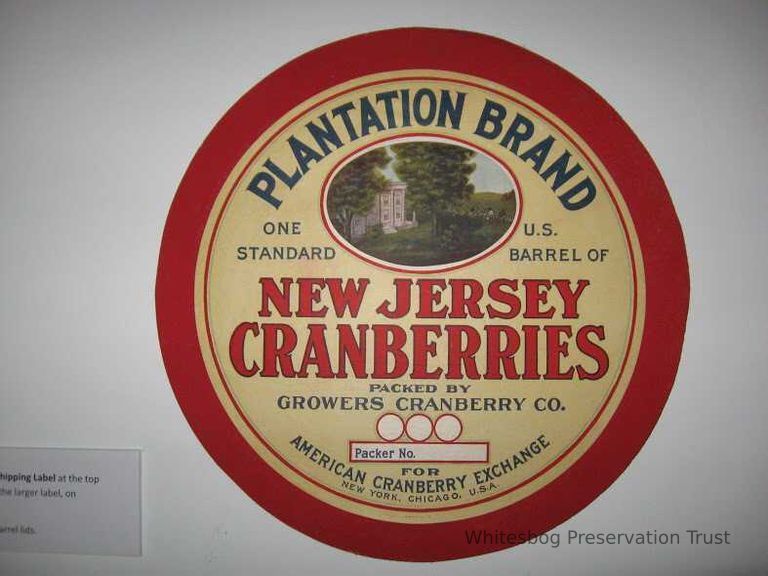          Cranberry Barrel Label
   