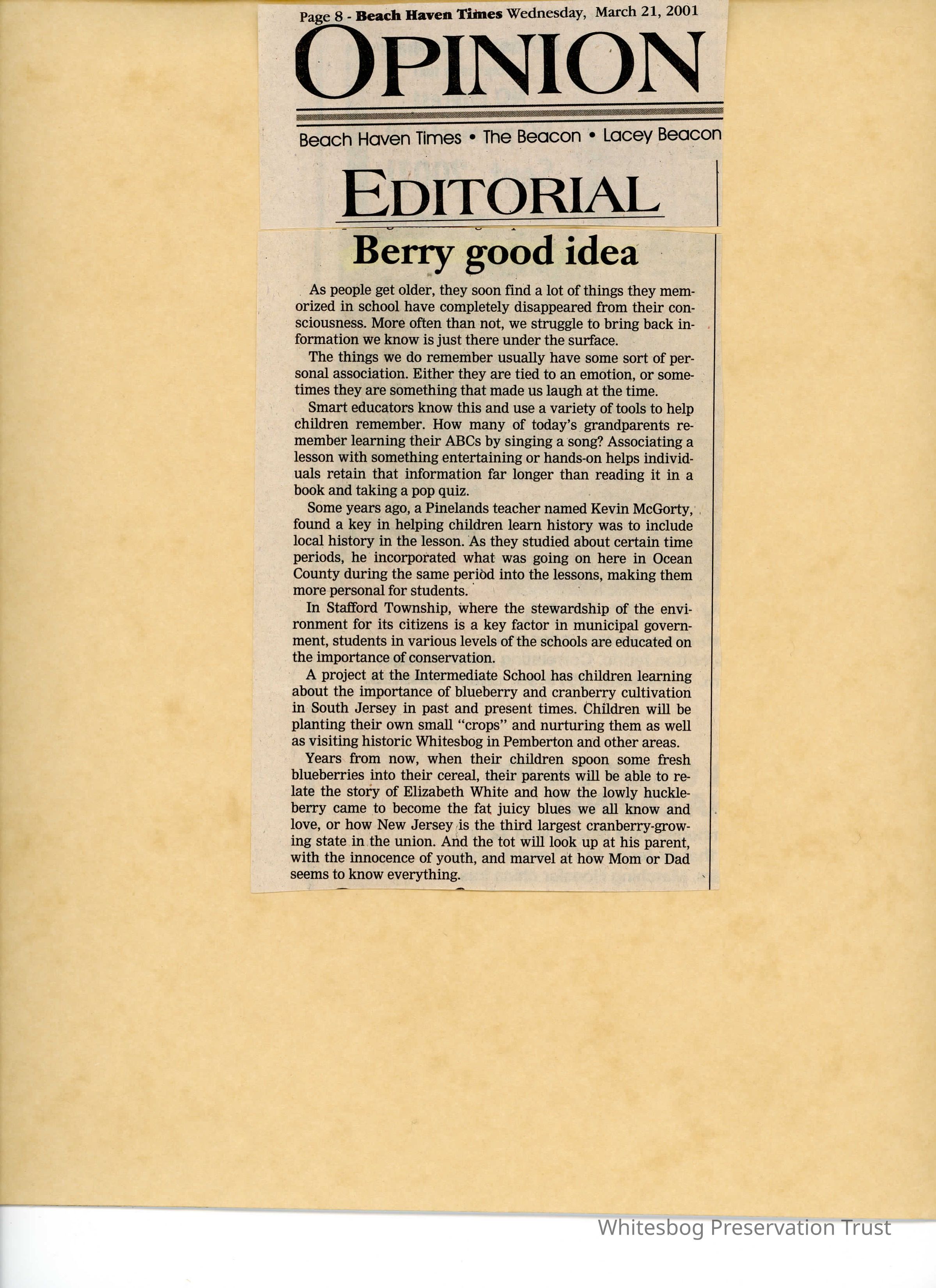          Beach Haven Times picture number 1
   