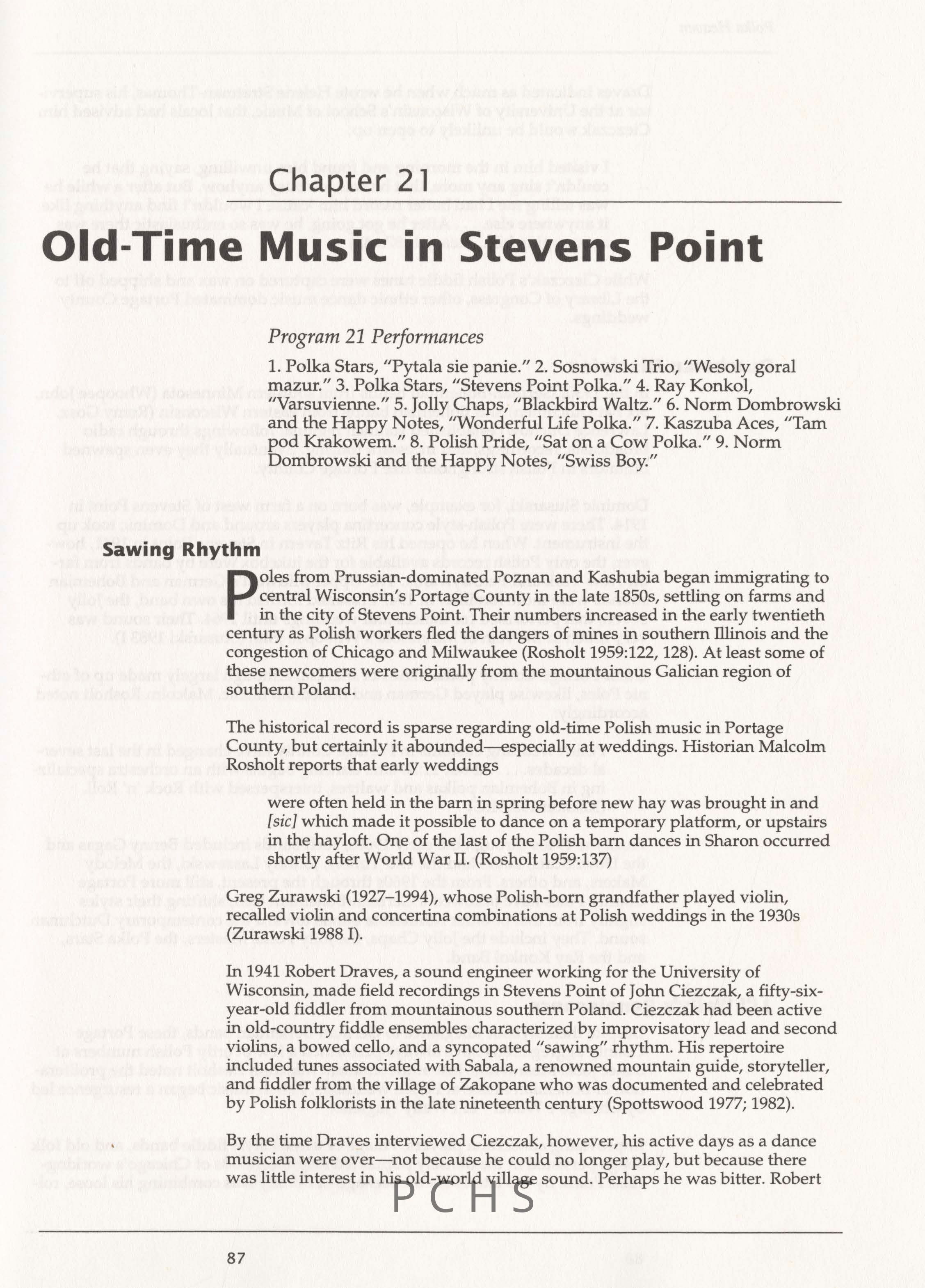 Polka history written by Jim Leary