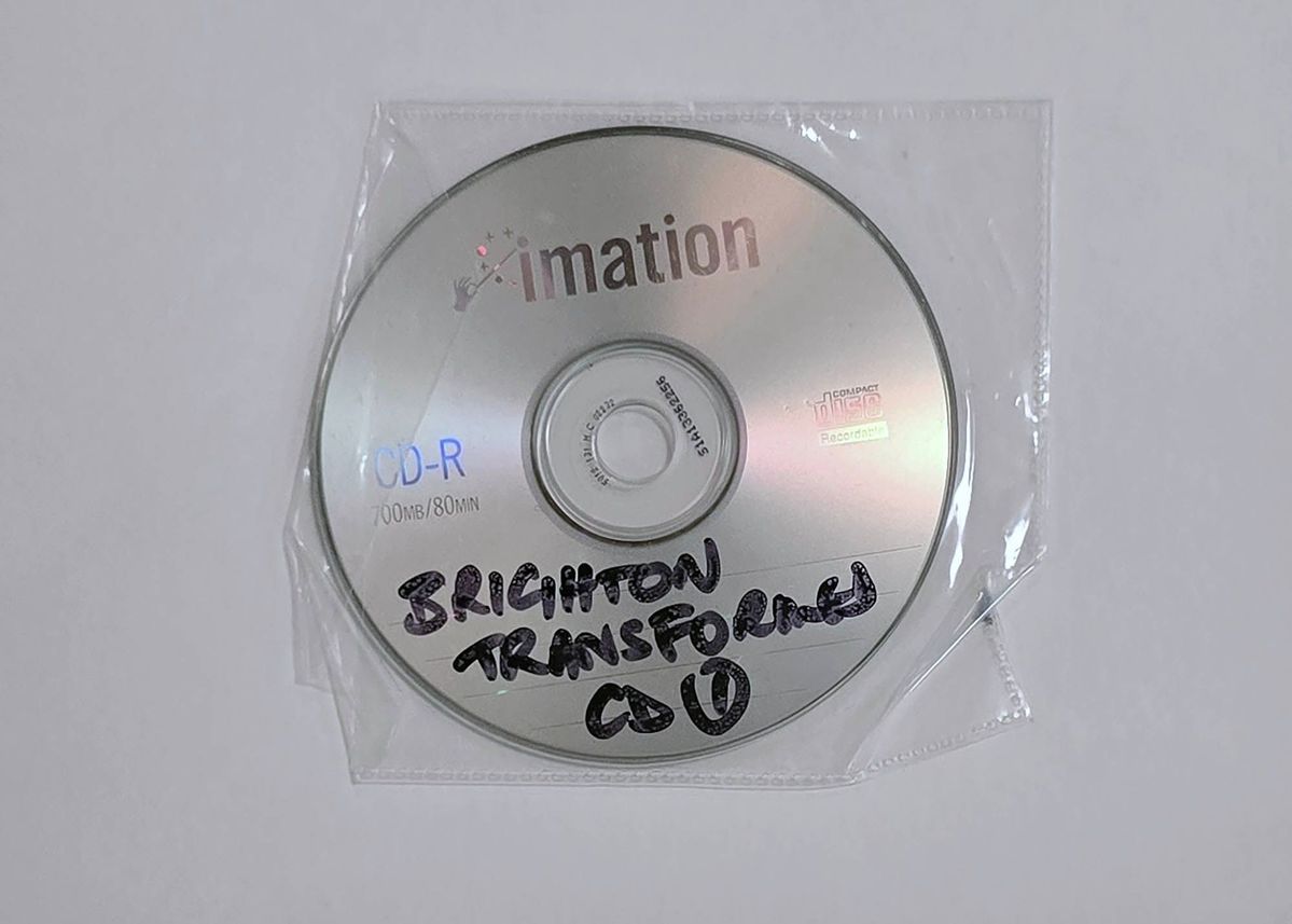 "Brighton Transformed" CDs (x2 in plastic case)