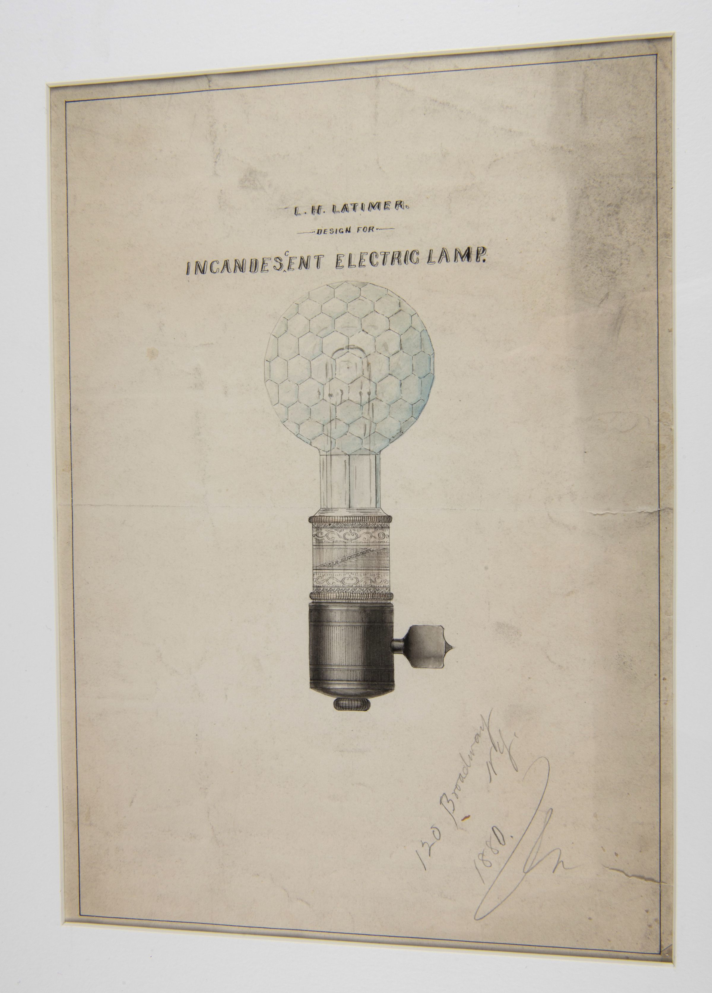 Design for an Incandescent Electric Lamp by Lewis H. Latimer picture number 1