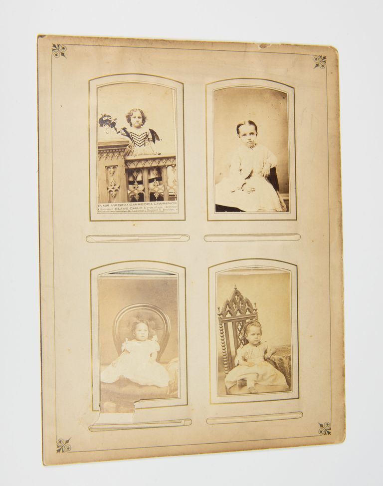 Portrait Album Page Featuring Formerly Enslaved Children picture number 1