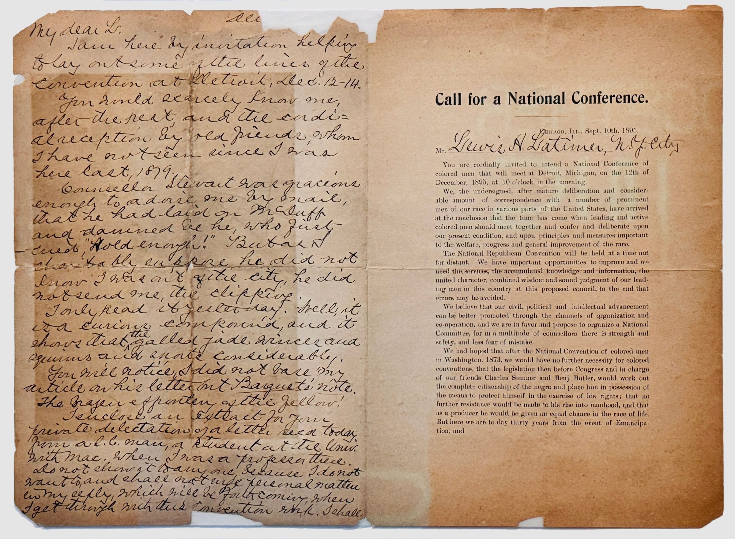 Correspondence Received, (1 box, 3 folders, 1886-1909) picture number 1