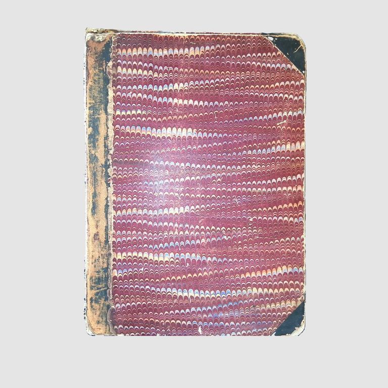 Workbook Exterior; Lewis Latimer's workbook while working at Edison's company