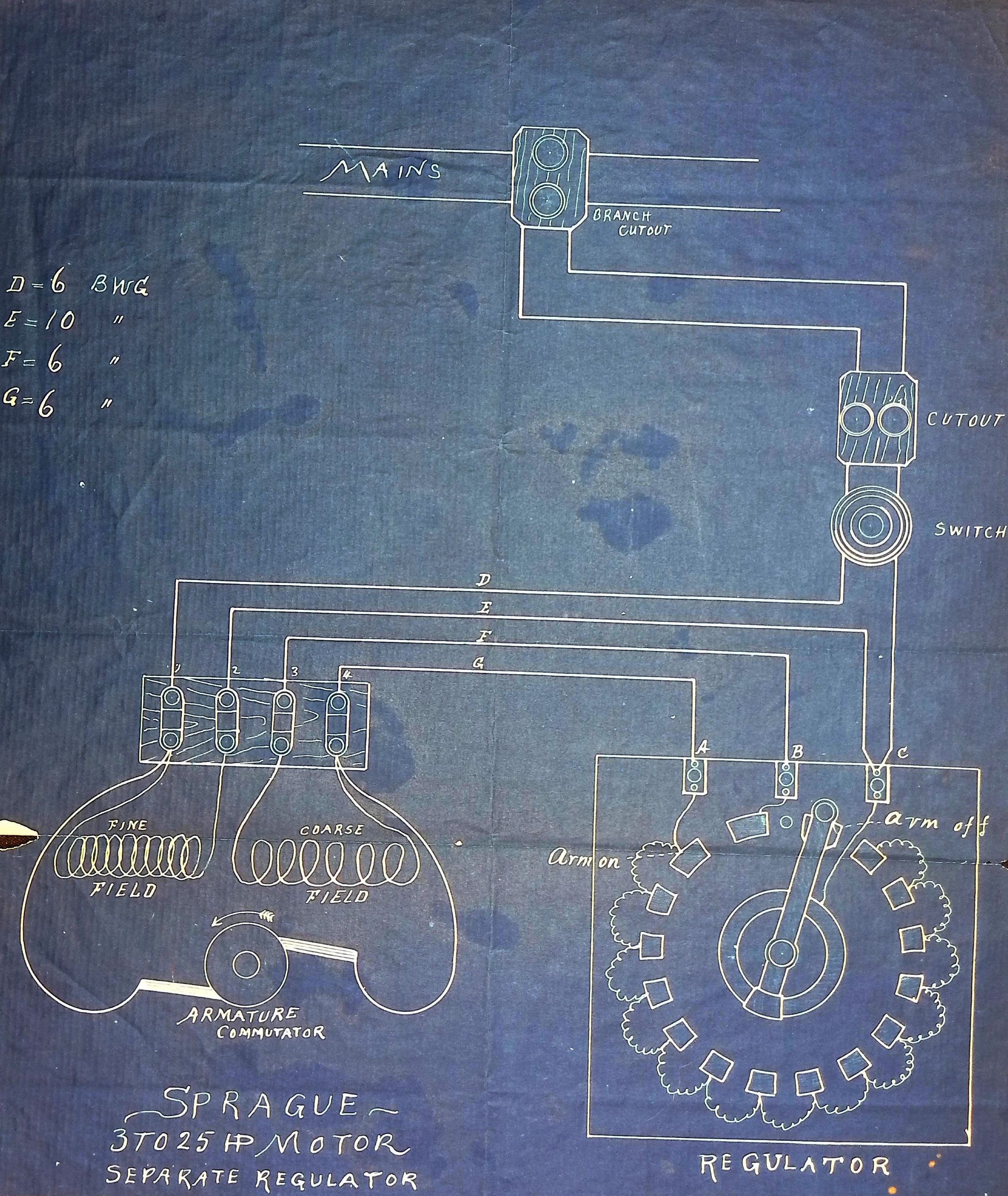 3-25 H.P. Motor Separate Regulator, (1 folder, ca. 1890) picture number 1