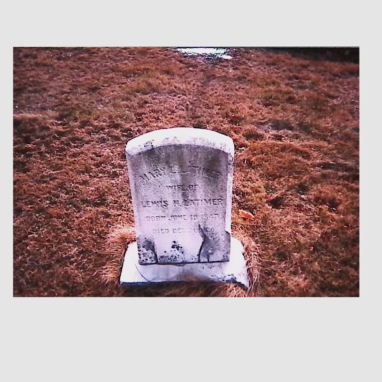 The gravestone of Mary Latimer, wife of Lewis H. Latimer picture number 1