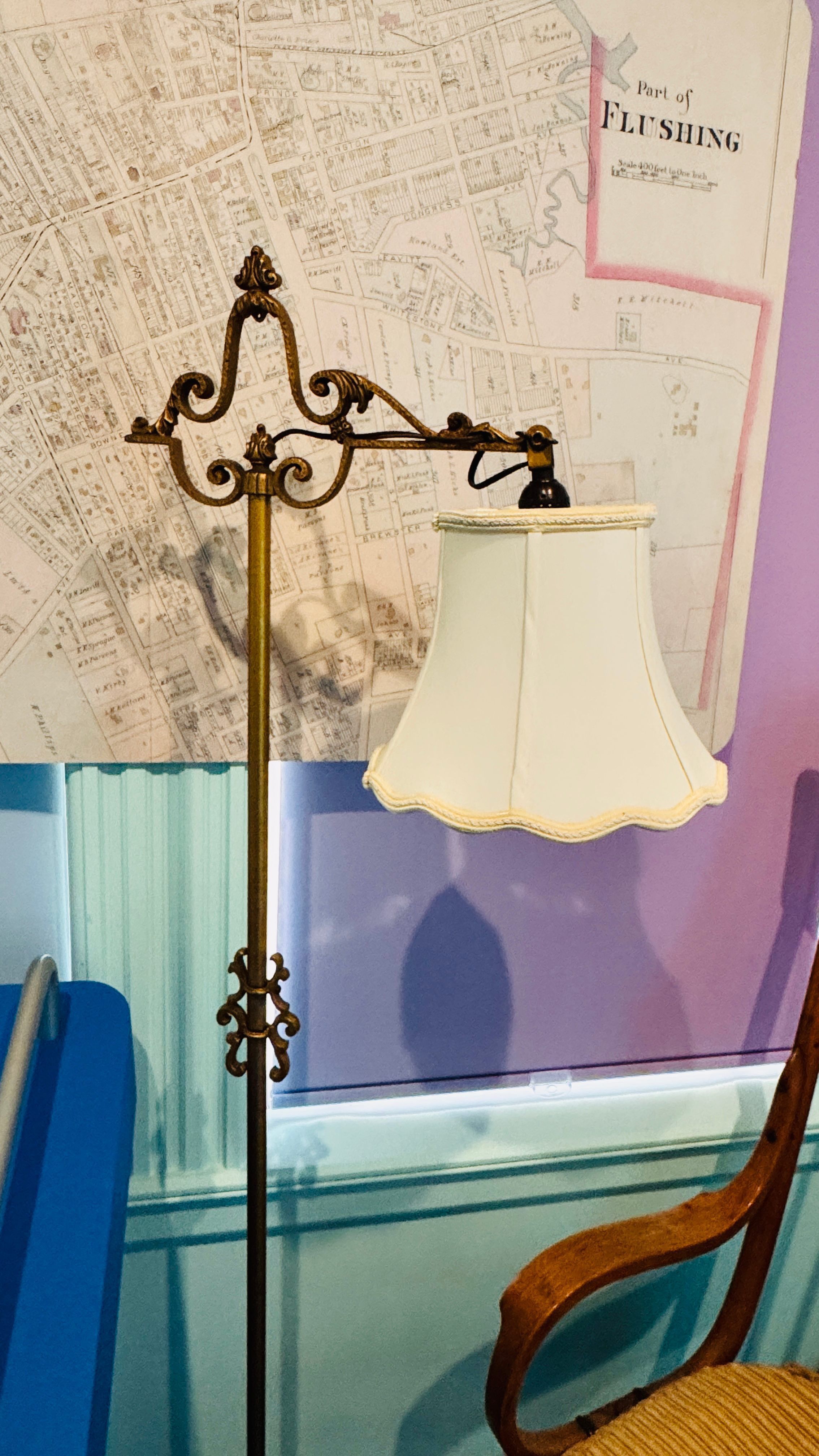 Ornate Brass Floor Lamp picture number 1