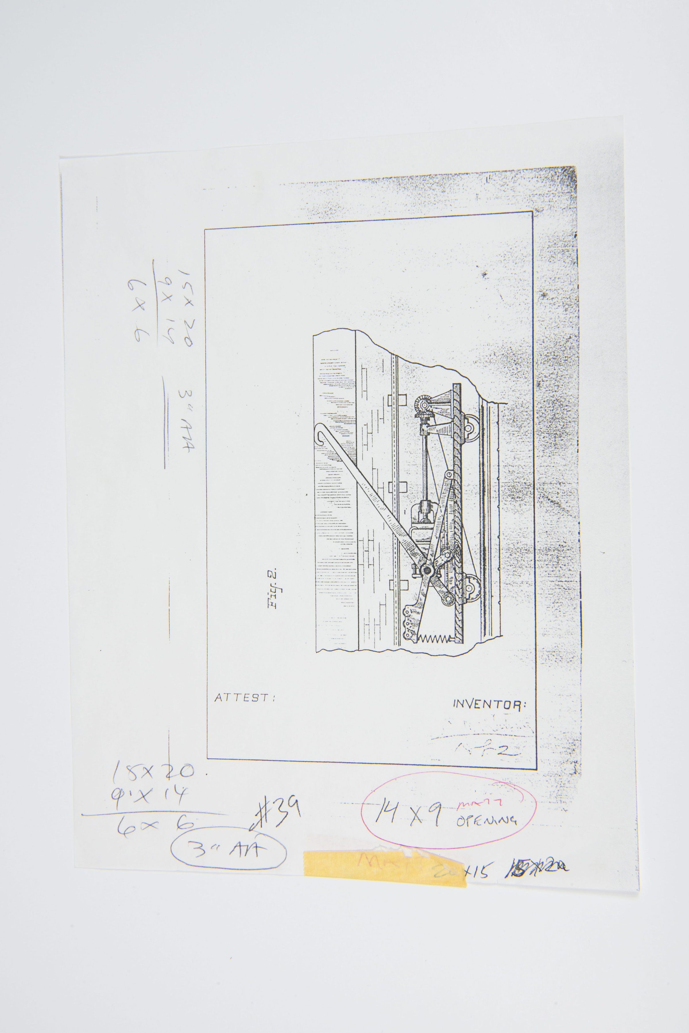 Lewis Latimer’s Patent Drawing – Mechanical Device picture number 1