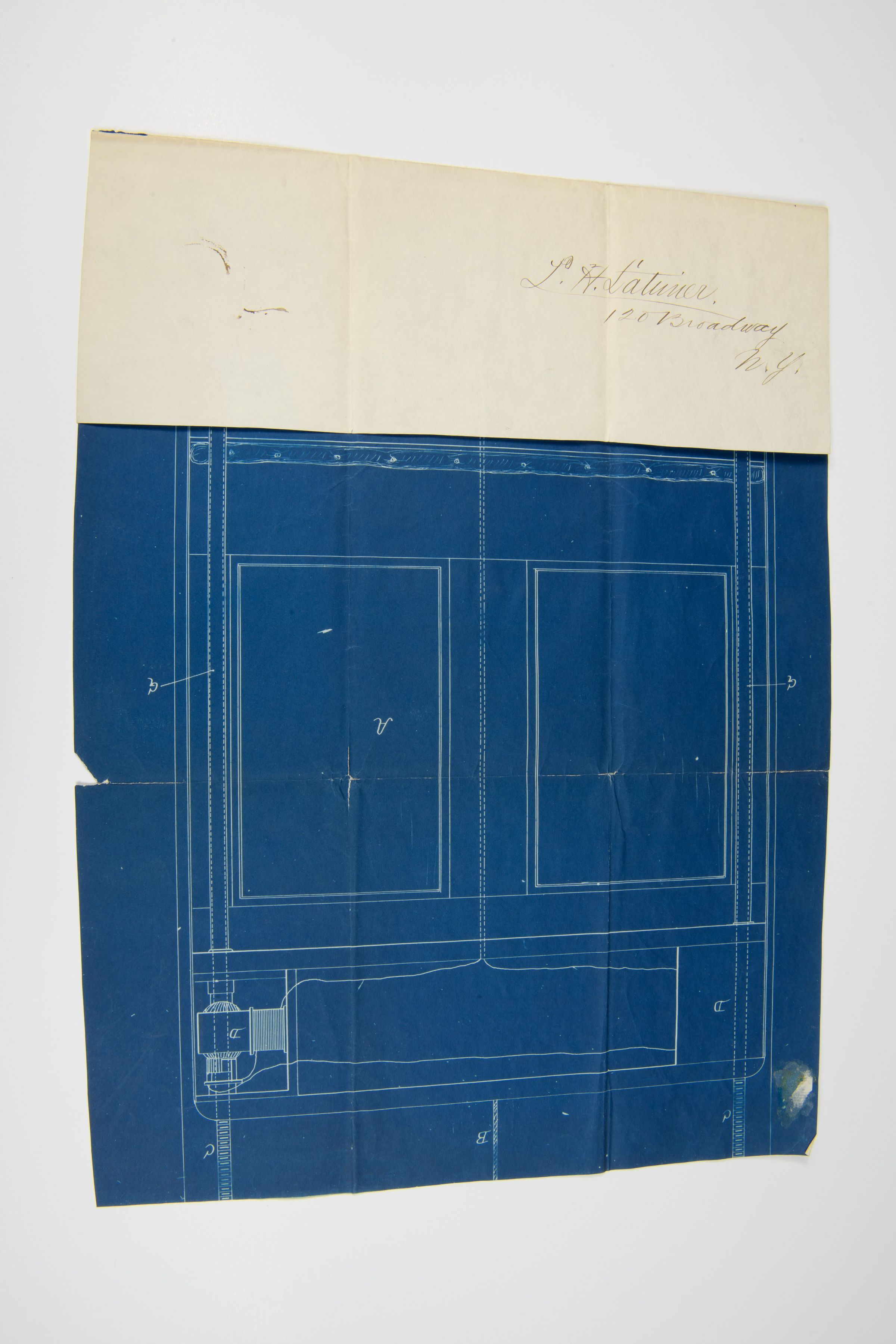 Blueprint Drawing Signed by Lewis H. Latimer picture number 1