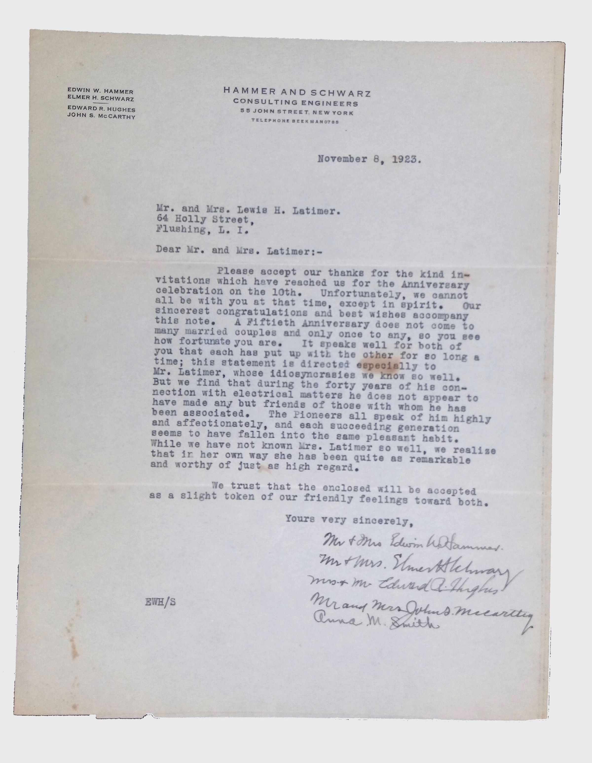 Correspondence Sent and Received, (24 folders, 1879-1923) picture number 1