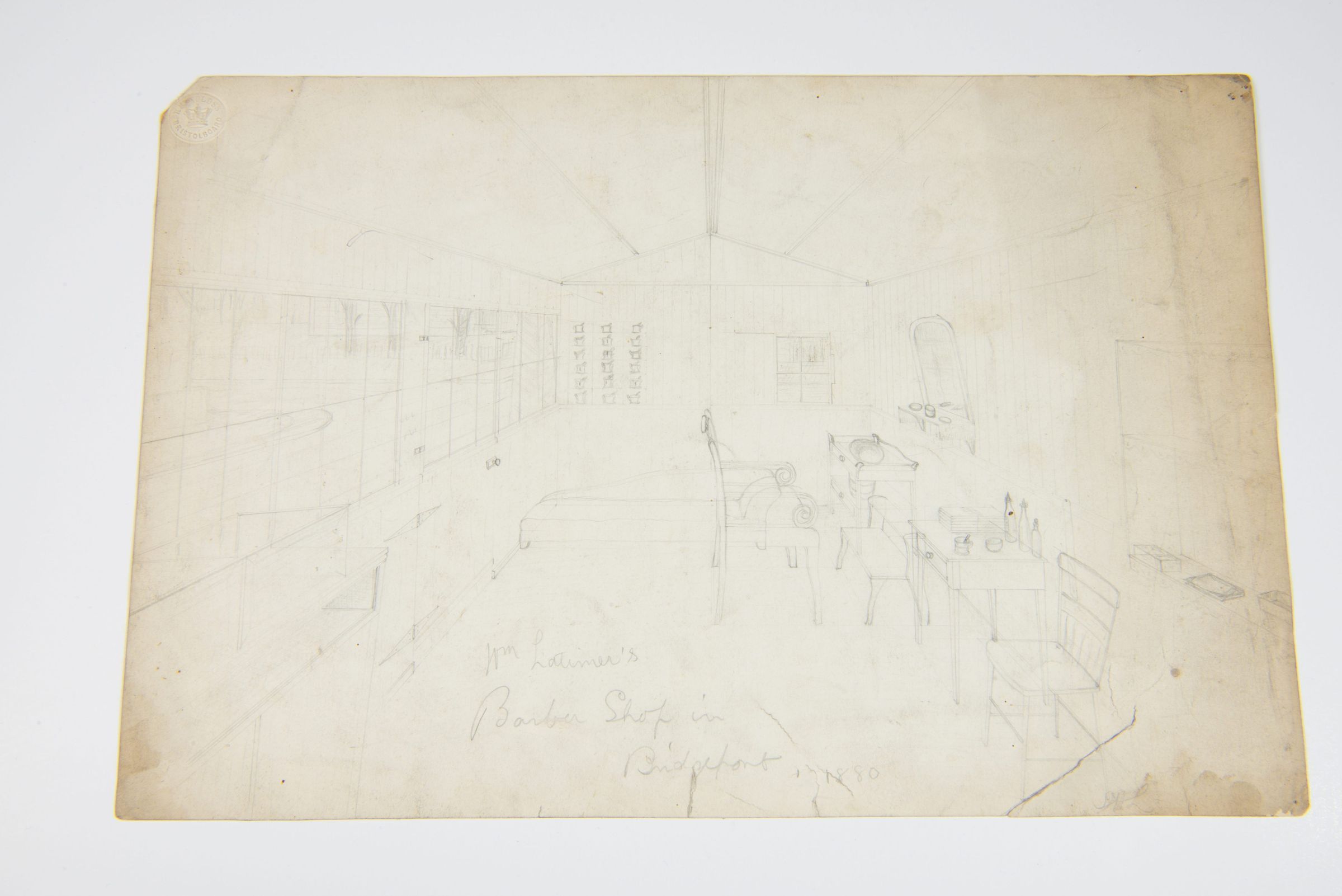 Interior Sketch of a Barbershop in Bridgeport picture number 1