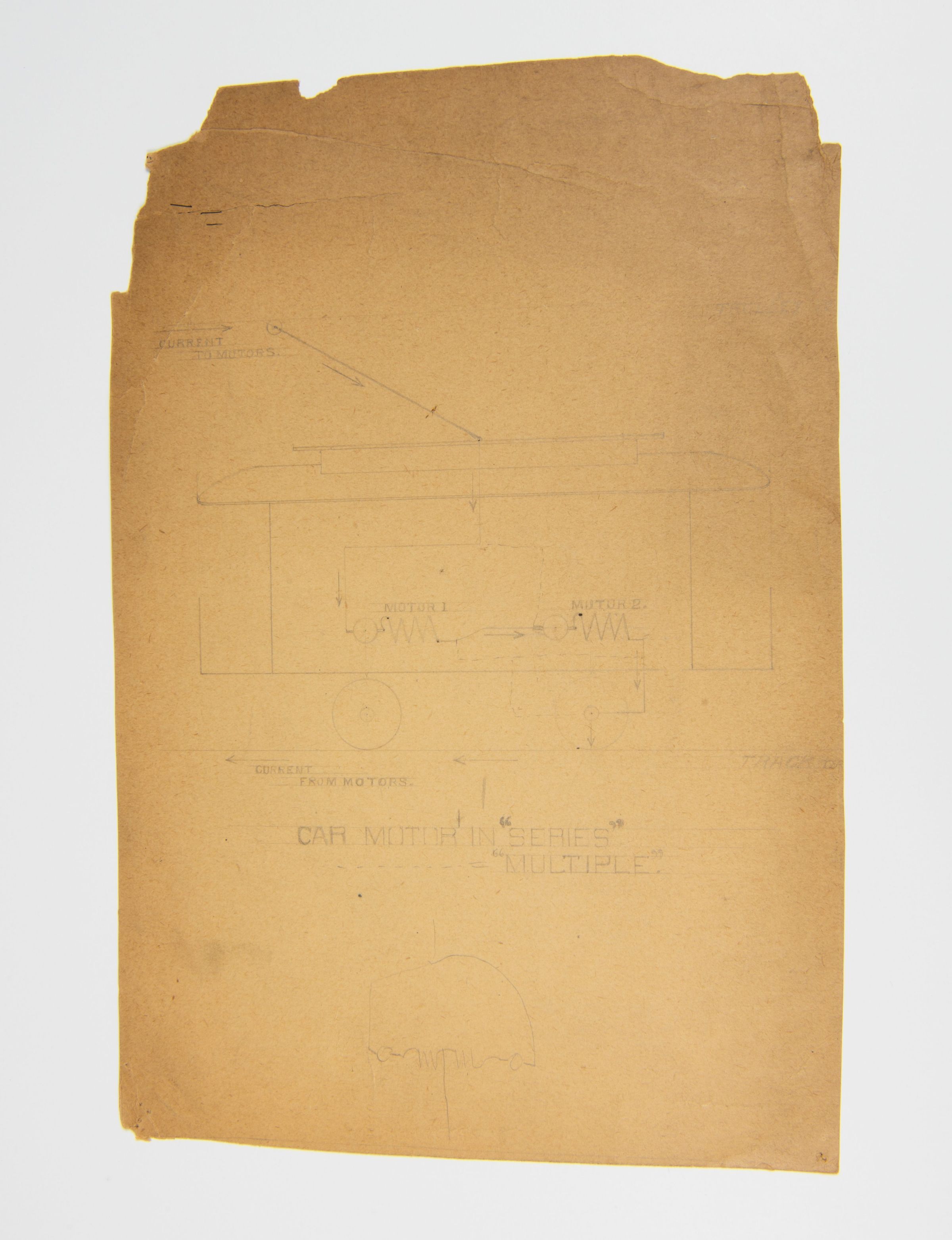 Diagram of Car Motor in Series 