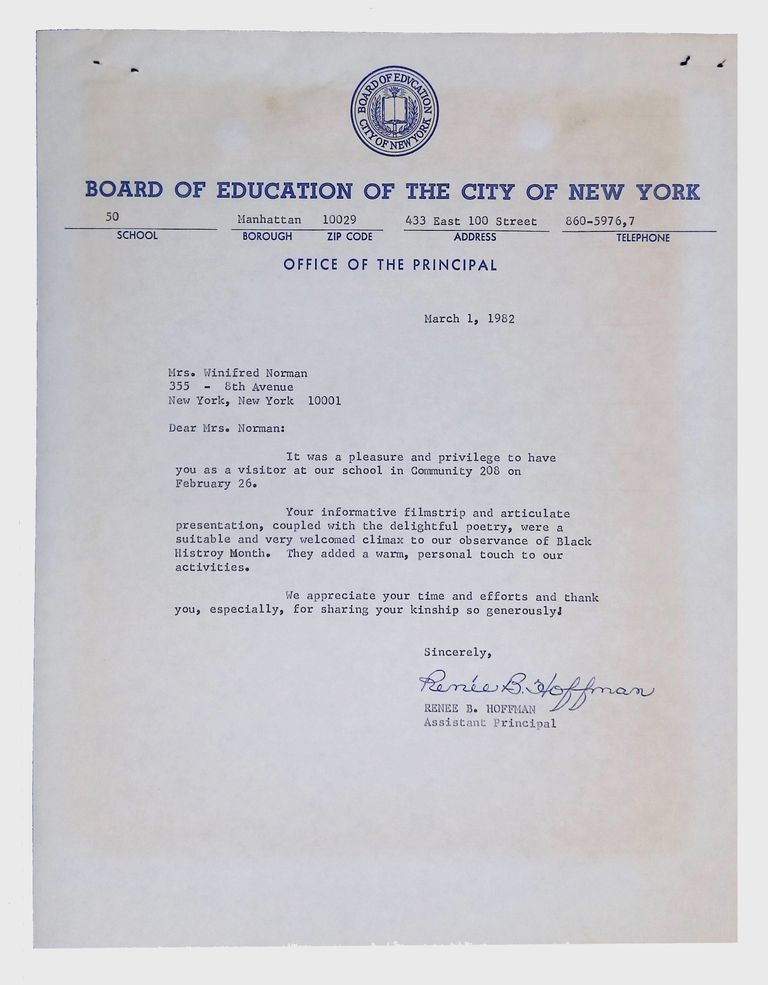 Lewis H. Latimer School, (1 folder, 1982) picture number 1