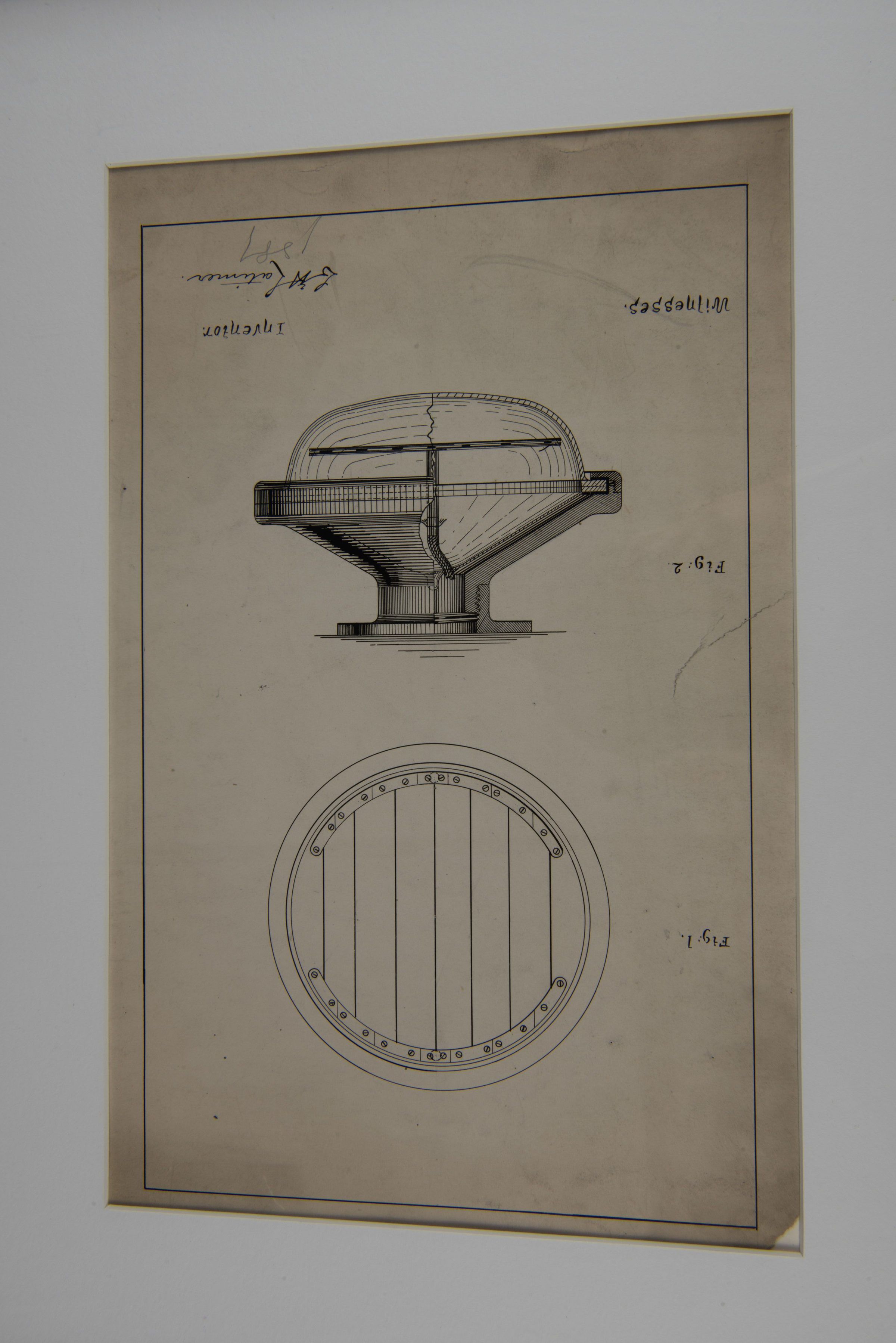 Technical Drawing of an Incandescent Light Bulb Design picture number 1