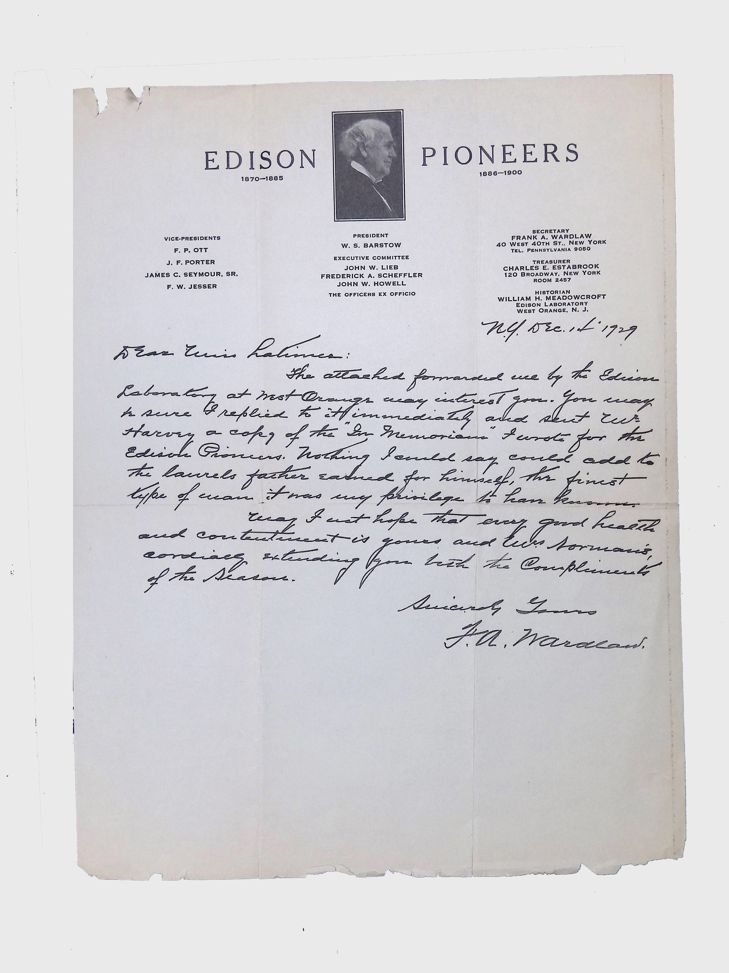 Printed Material, (1 folder, 1900-ca. 1920) picture number 1