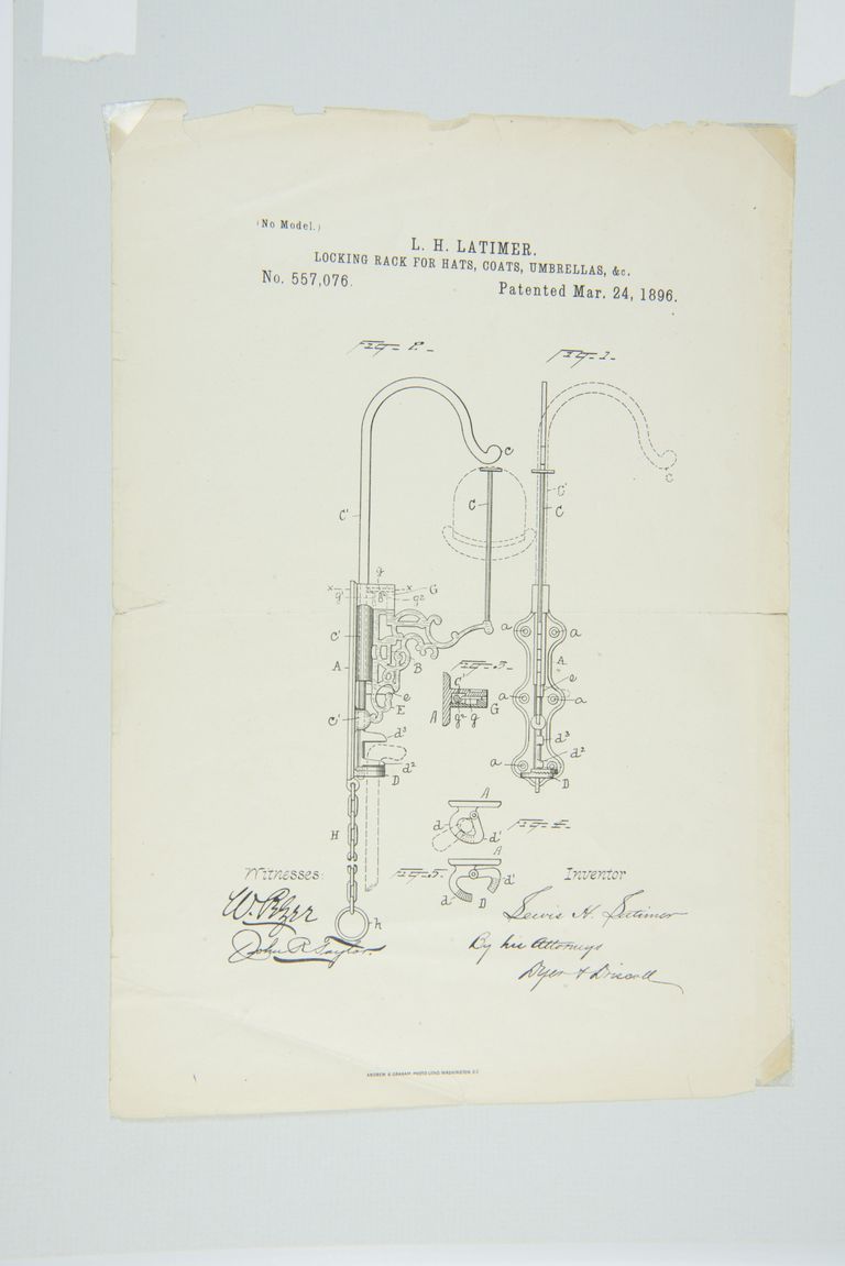 Locking Rack for Hats, Coats, Umbrellas, &c. picture number 1