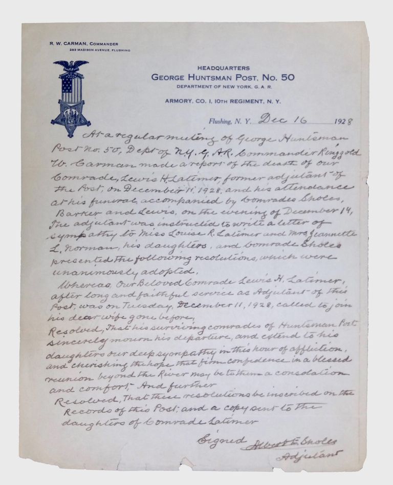 Correspondence, (1 folder, 1893-1935) picture number 1