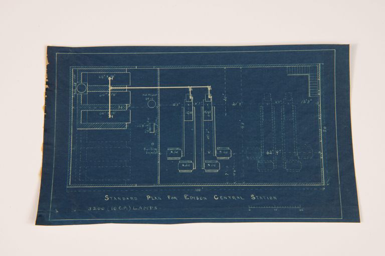 Standard Plan for Edison Central Station – 3,200 (10 C.P.) Lamps picture number 1