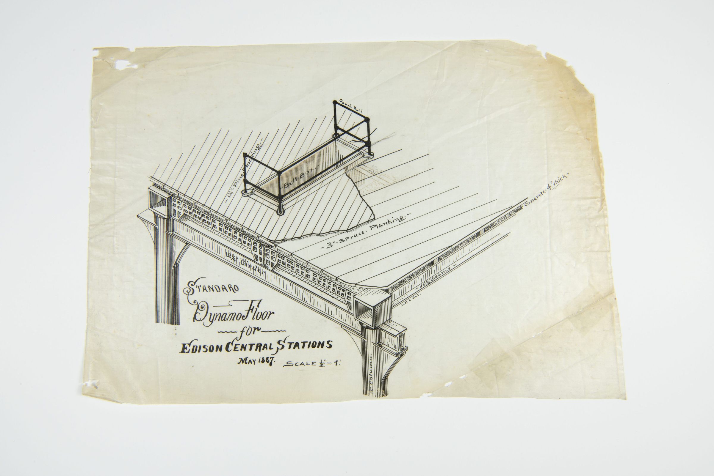 Standard Dynamo Floor for Edison Central Stations (May 1887) picture number 1