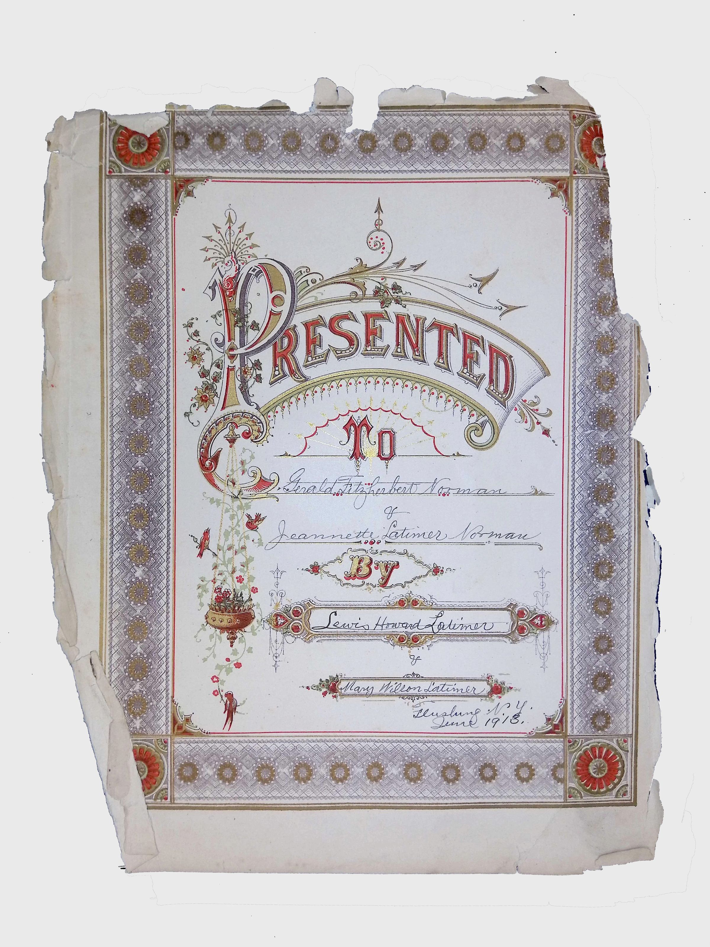 Printed Material, (1 folder, 1900-ca. 1920) picture number 1