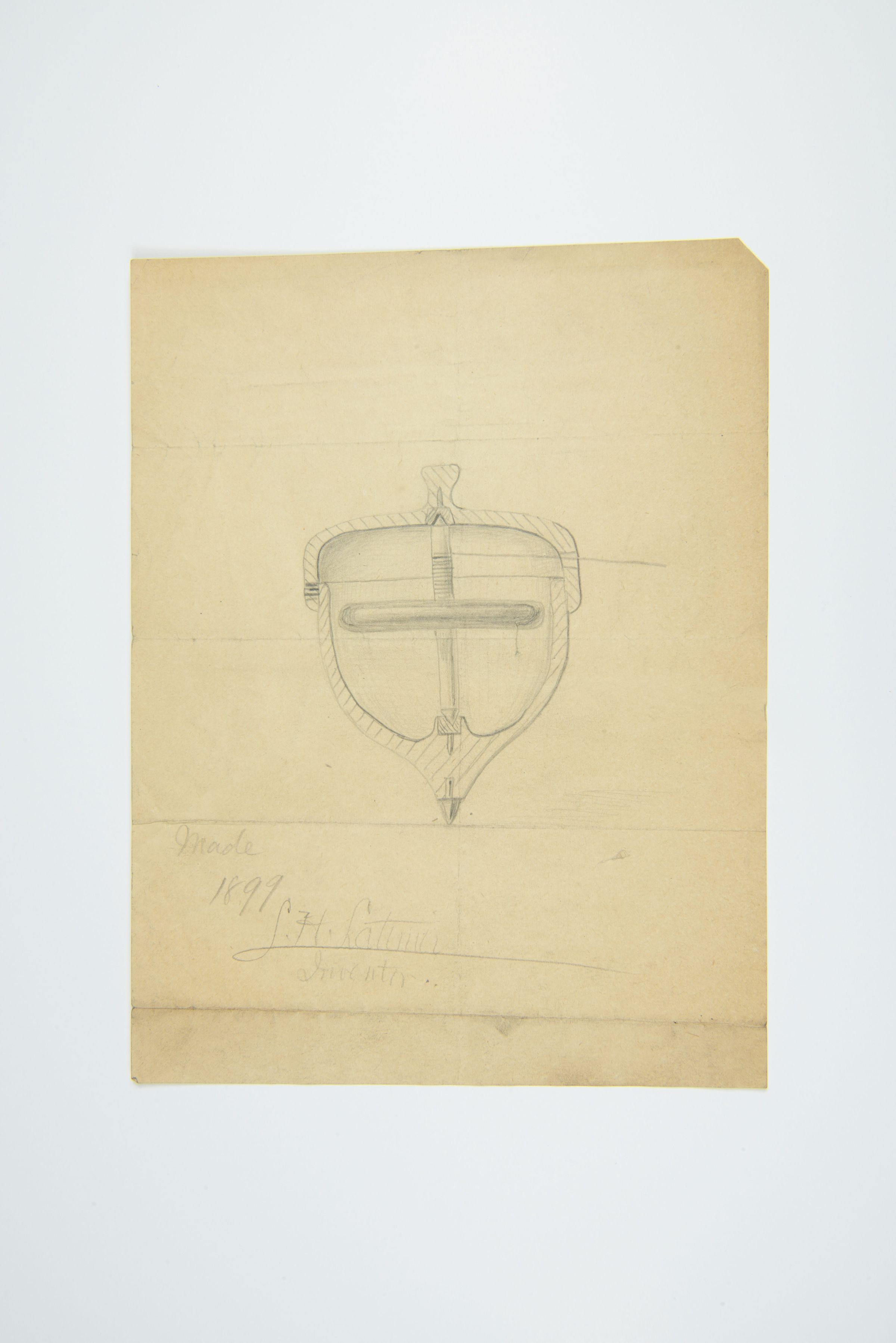 Cross-Section of an Inventive Design by Lewis H. Latimer (1899) picture number 1