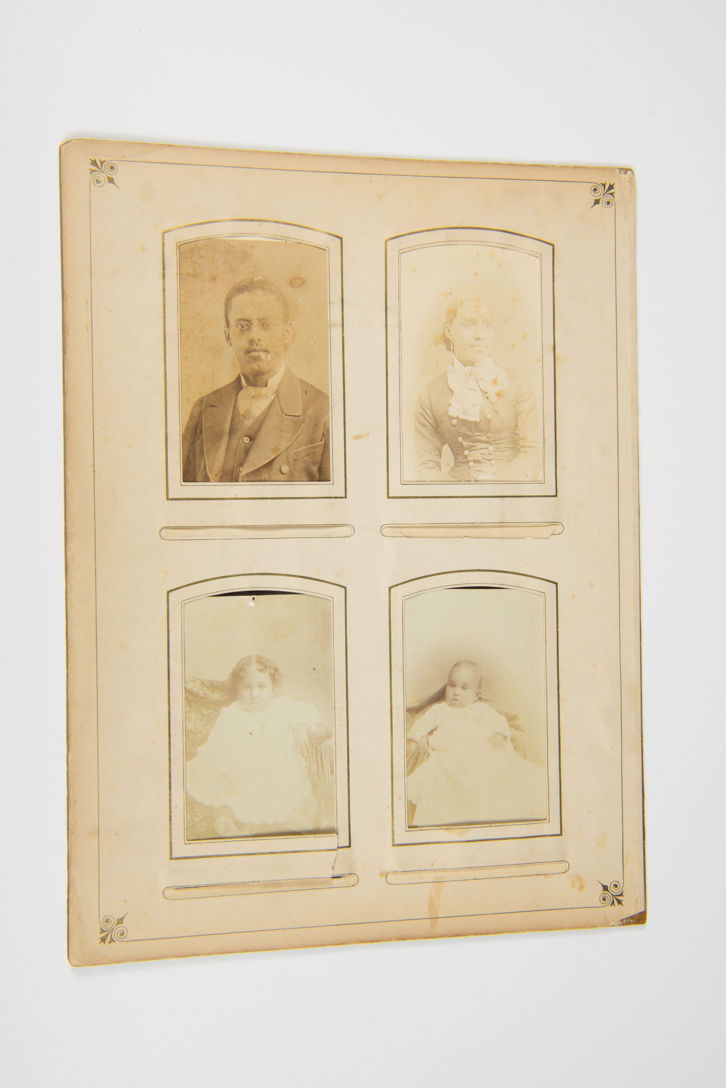 19th-Century Family Portrait Album Page picture number 1