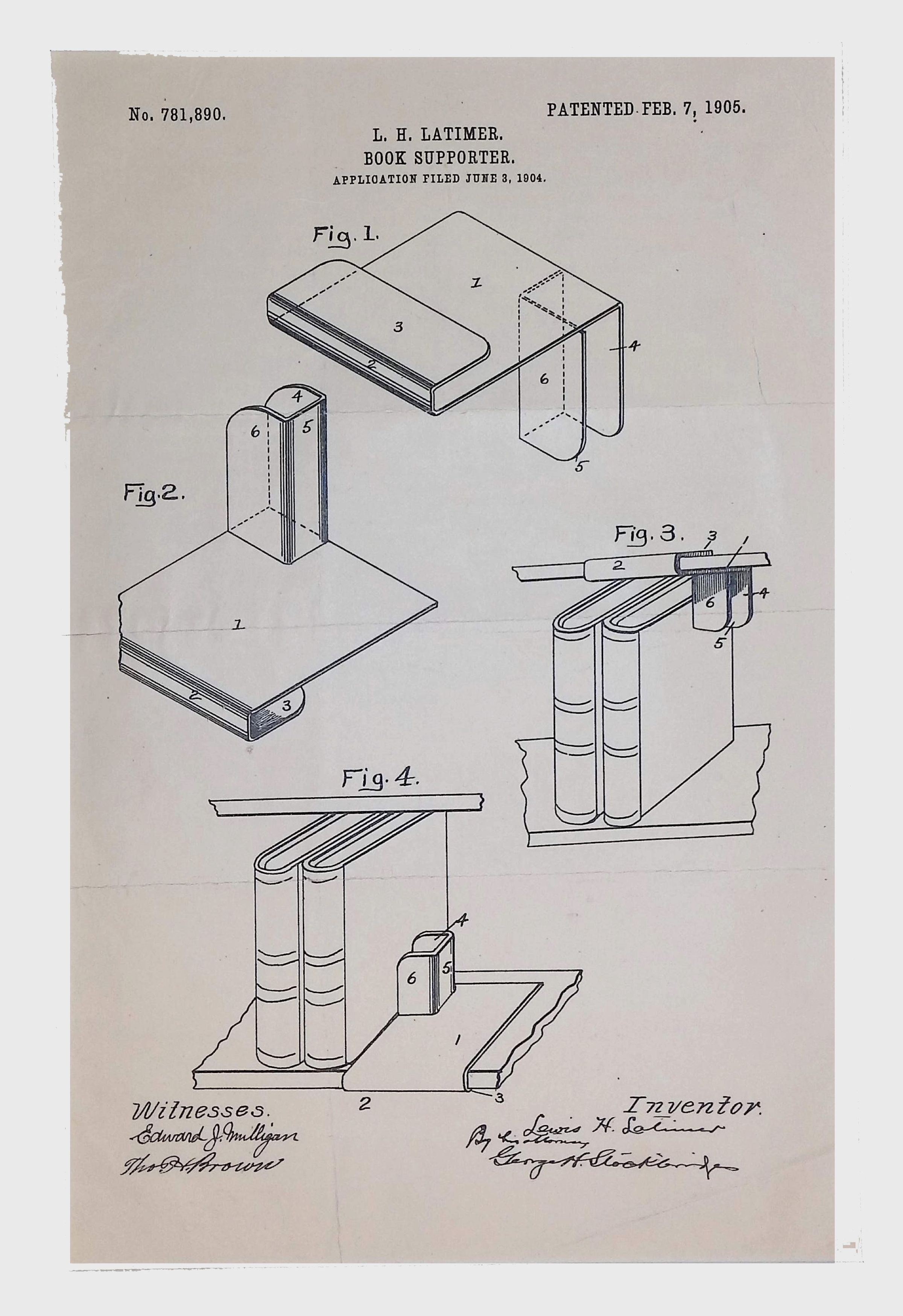 Book Supporter, (1 folder, 1905) picture number 1
