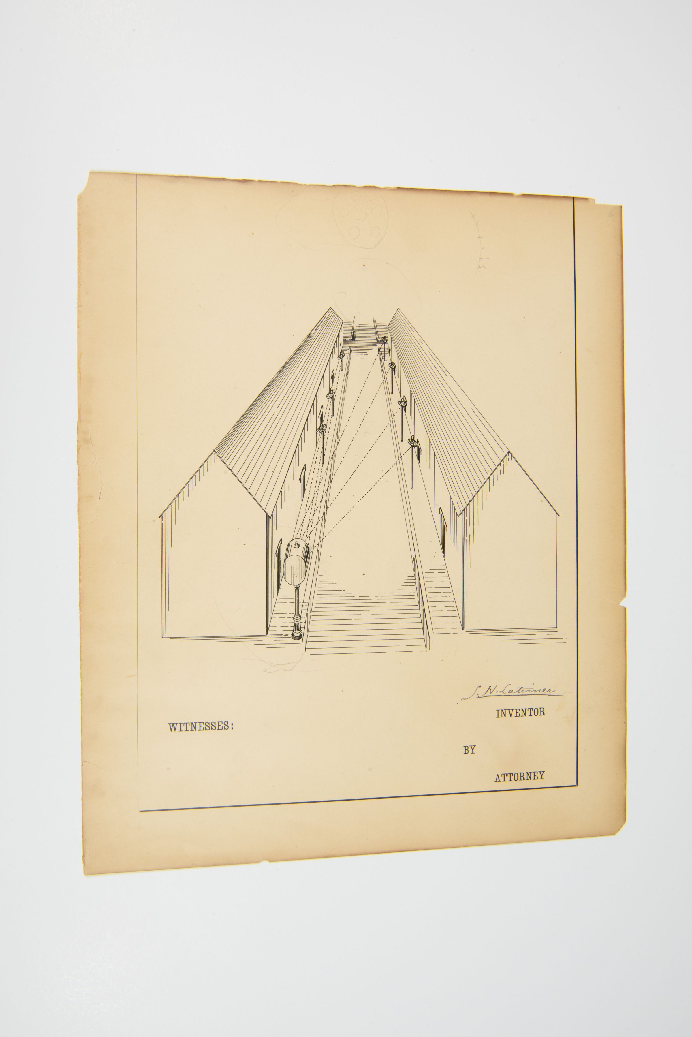 Patent or Technical Drawing by Lewis H. Latimer picture number 1