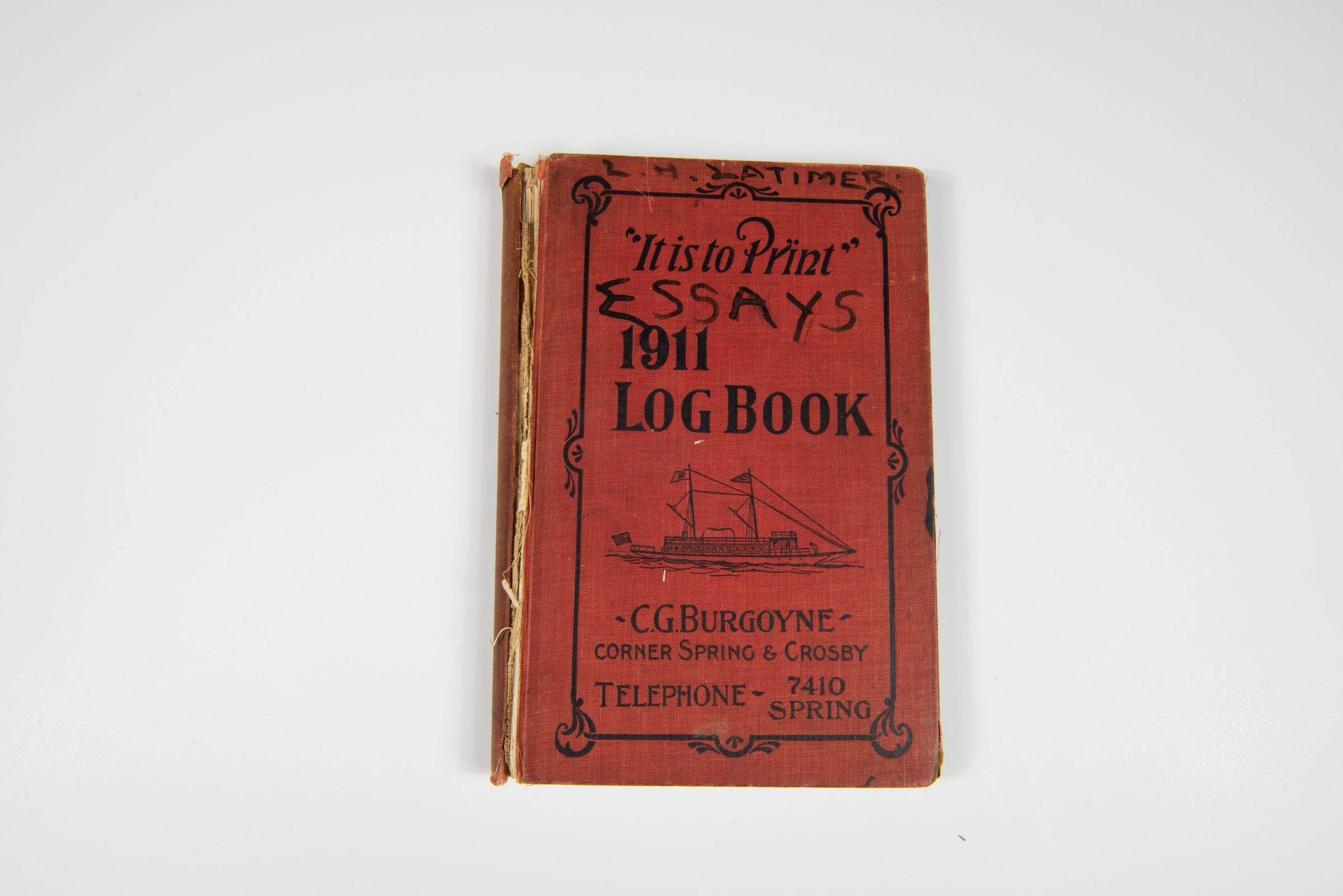 Lewis H. Latimer’s 1911 Log Book – 'It is to Print' Essays picture number 1