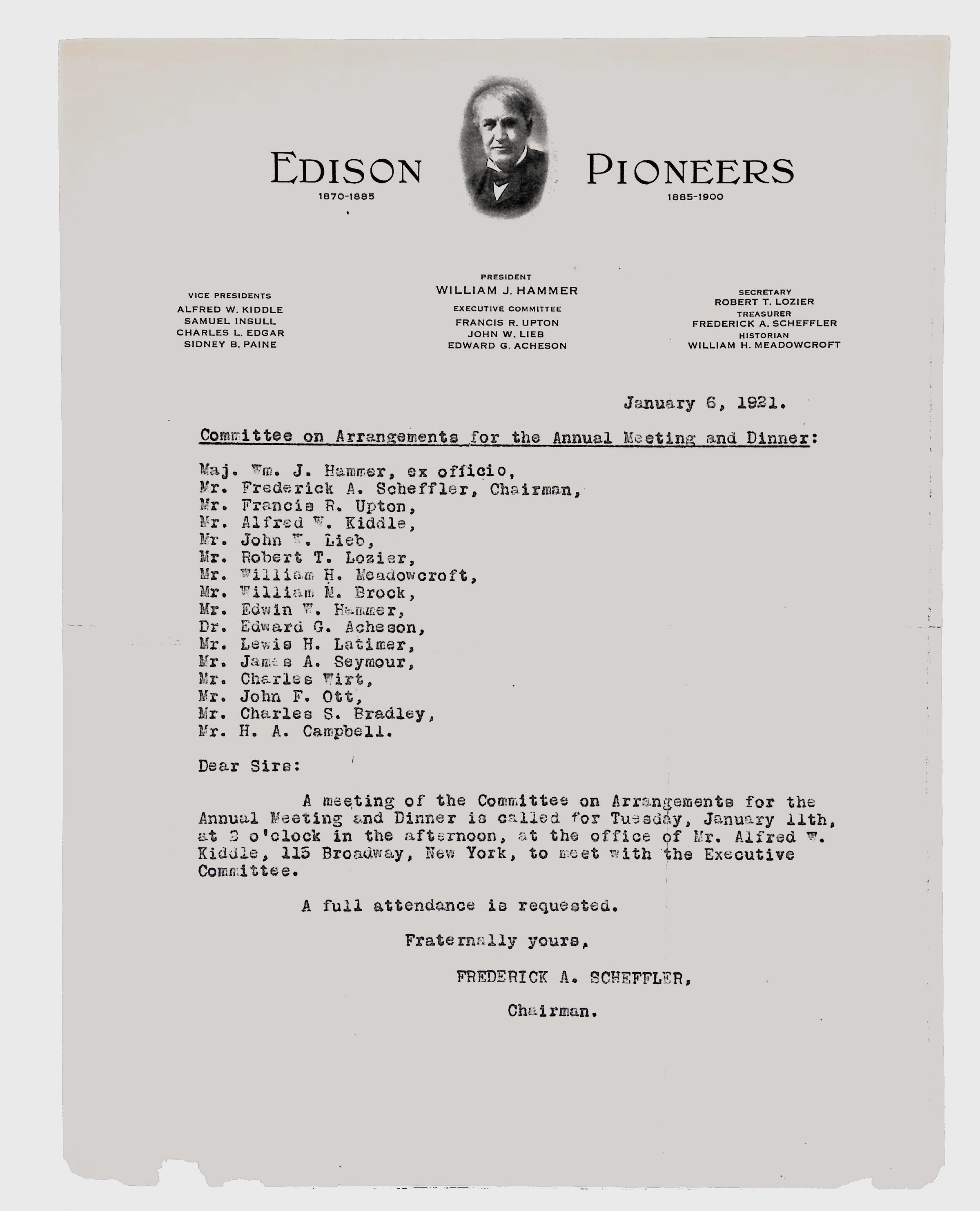 Correspondence Received, (1 box, 3 folders, 1886-1909) picture number 1